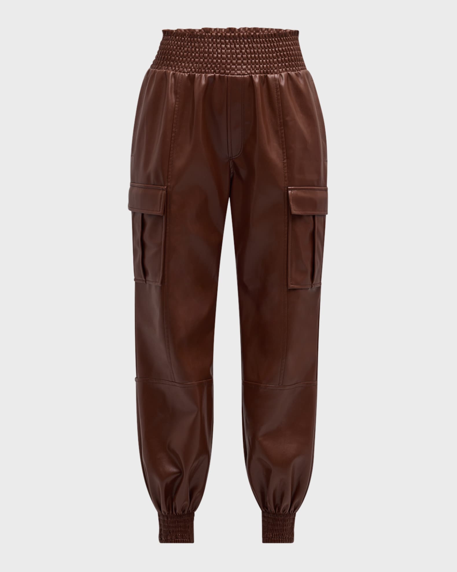 Jenning Vegan Leather Cargo Pants 0