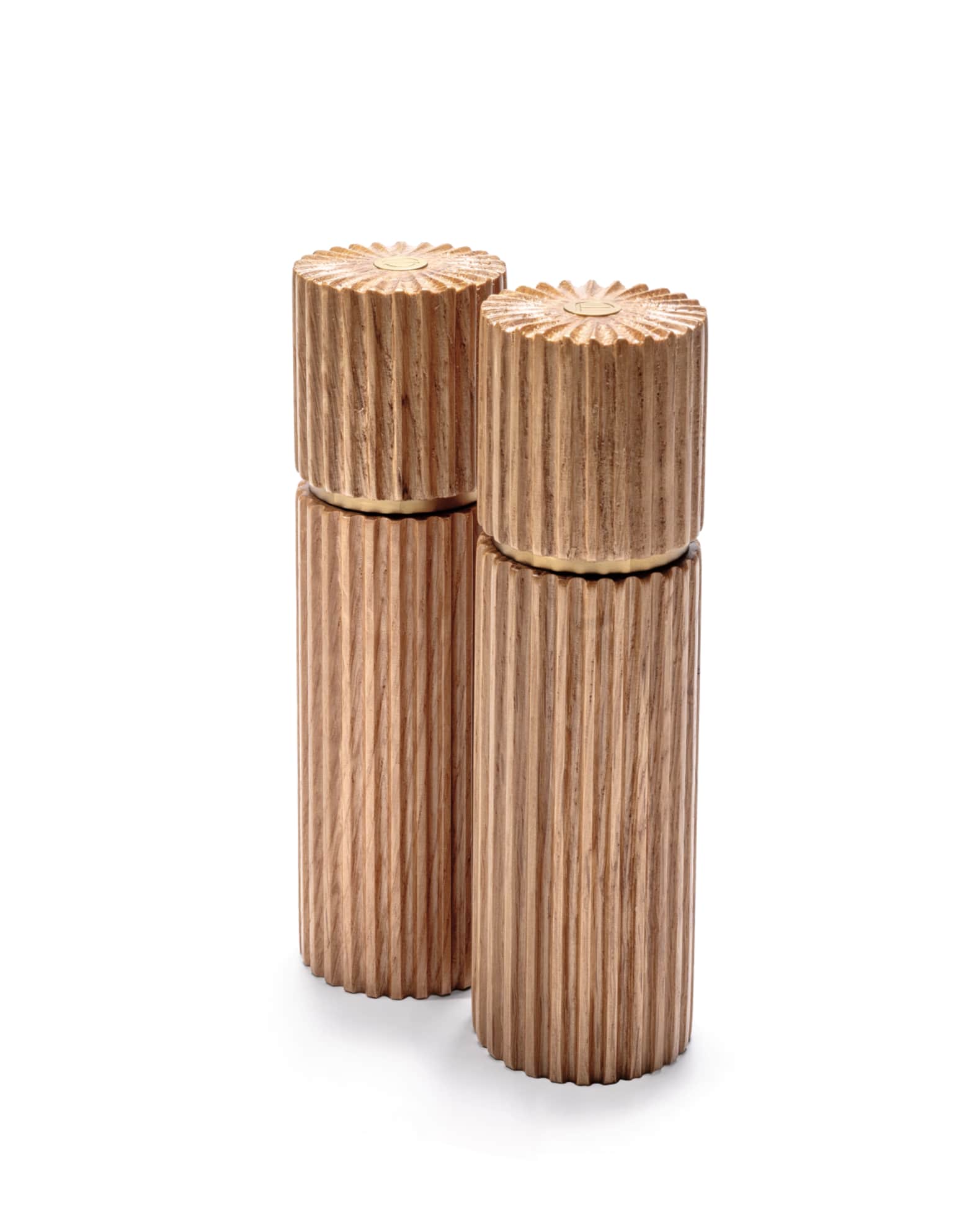 Ionic Salt & Pepper Mills, Blonde Oak  1