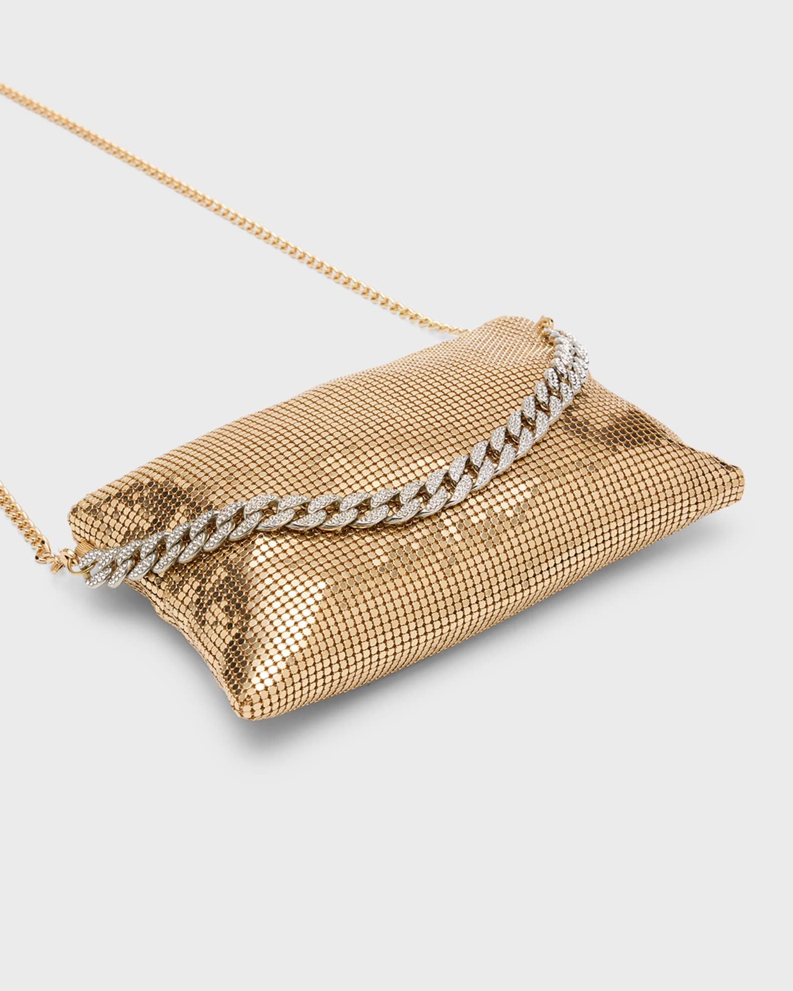 Zia Metallic Chain Crossbody Bag 1