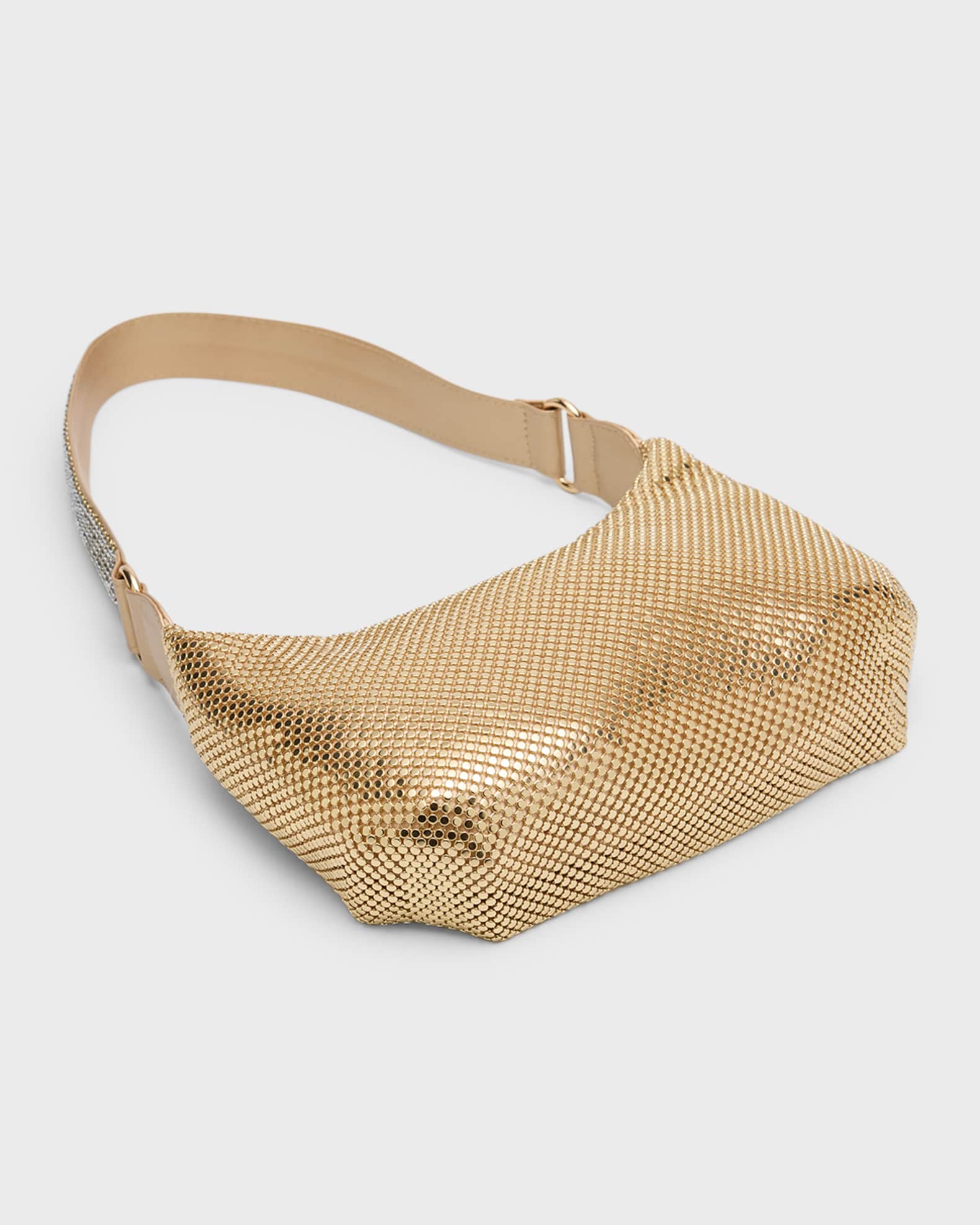 Bianca Zip Crystal Shoulder Bag 1