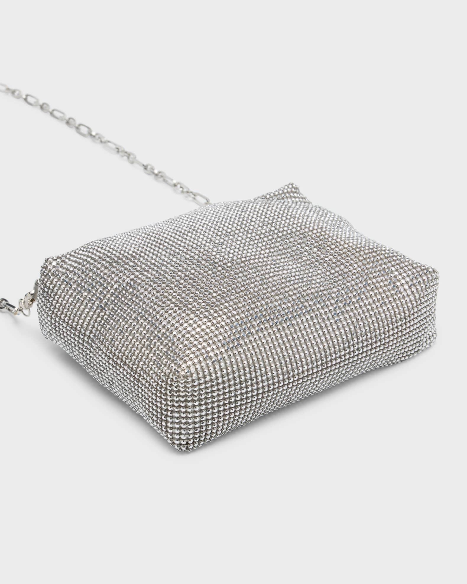 Anya Metallic Crystal Shoulder Bag 1