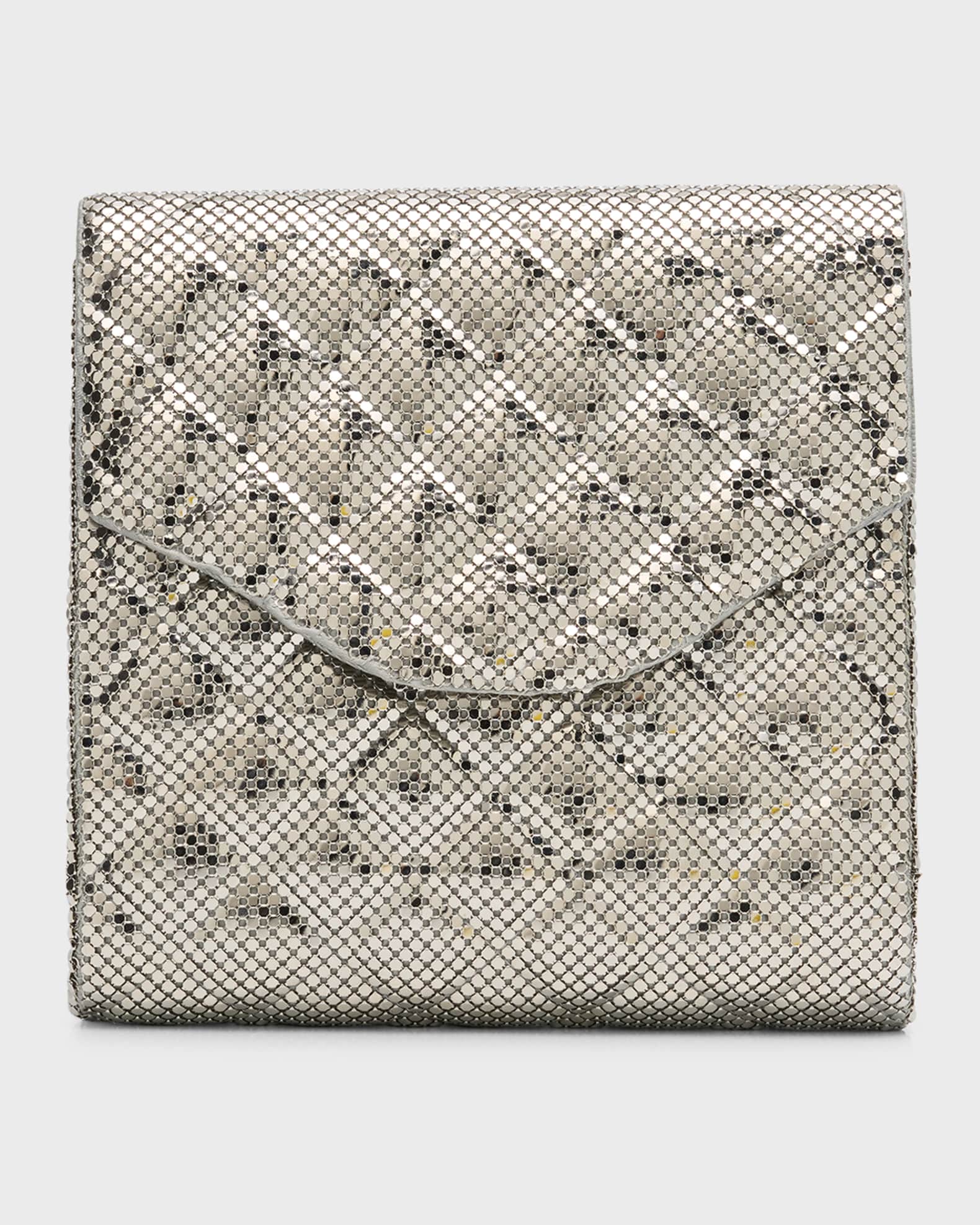 Stevie Quilted Mesh Crossbody Bag 0
