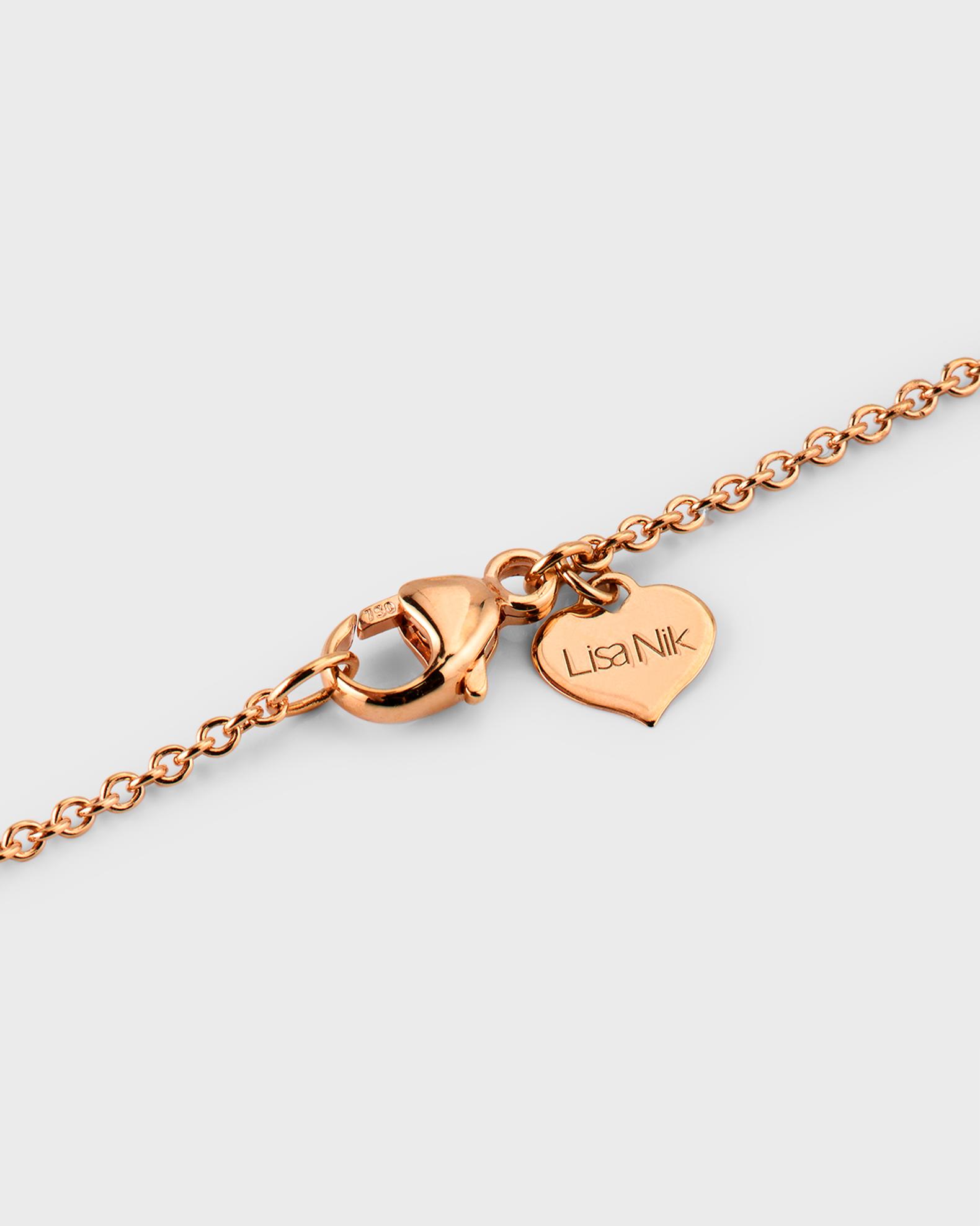 Lisa Nik Rocks 18K Rose Gold Lemon Quartz Diamond Halo and Heart Bail ...