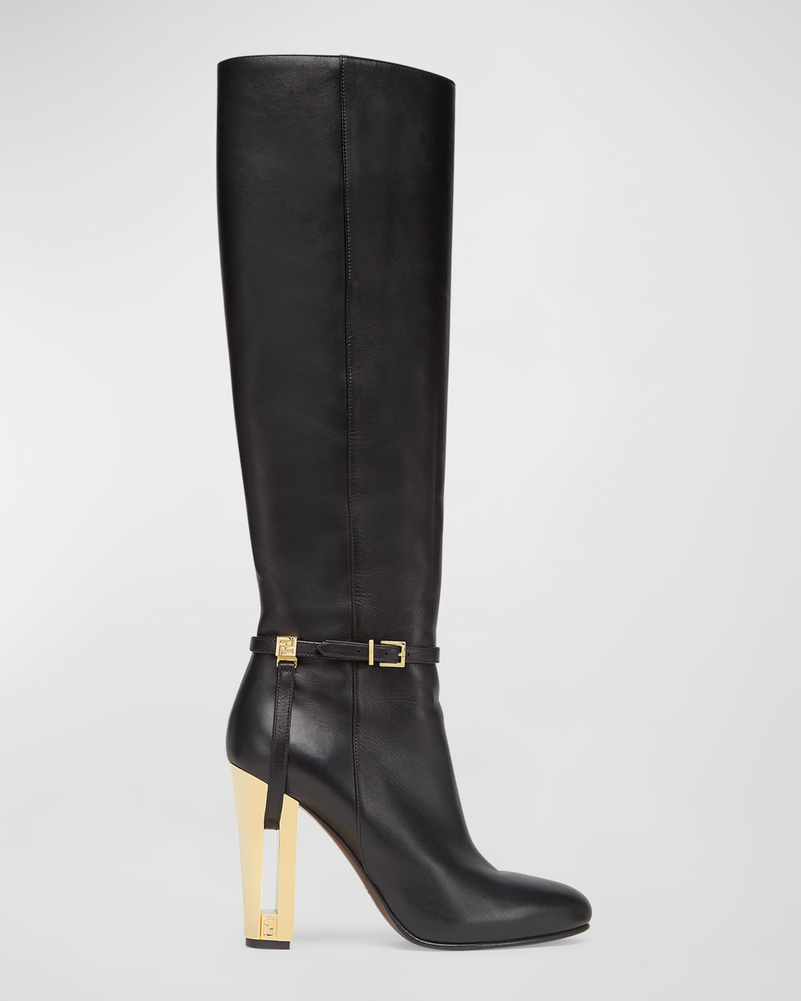 Gold fendi boots new arrivals