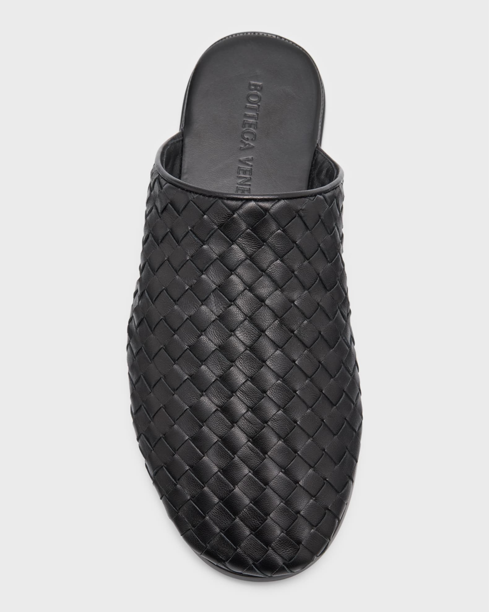 サンダル・ミュール Bottega Veneta Slipper Mocassin Bottega Veneta Intrecciato Woven Leather Mule Slippers