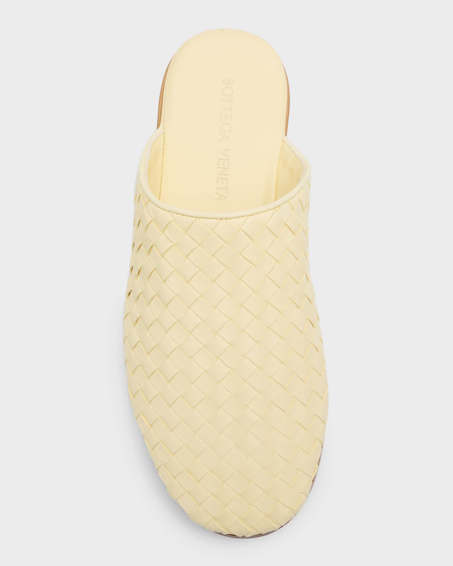 Bottega Veneta Dot Sock Leather Slippers In Black | ModeSens