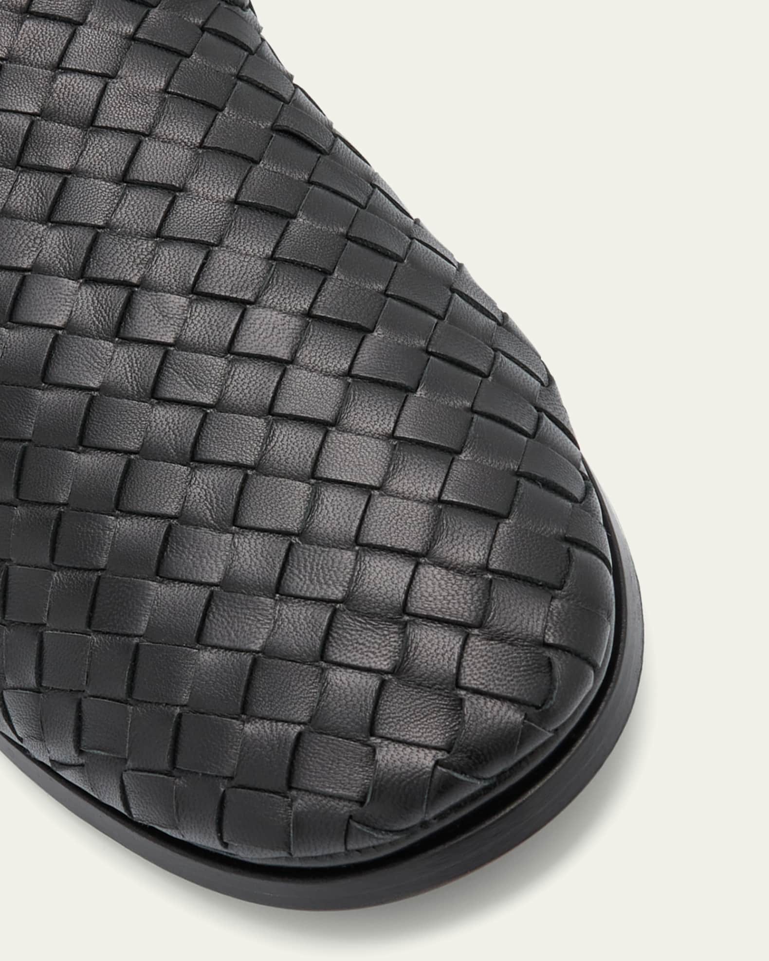 Bottega Veneta Intrecciato Woven Leather Slipper Loafers