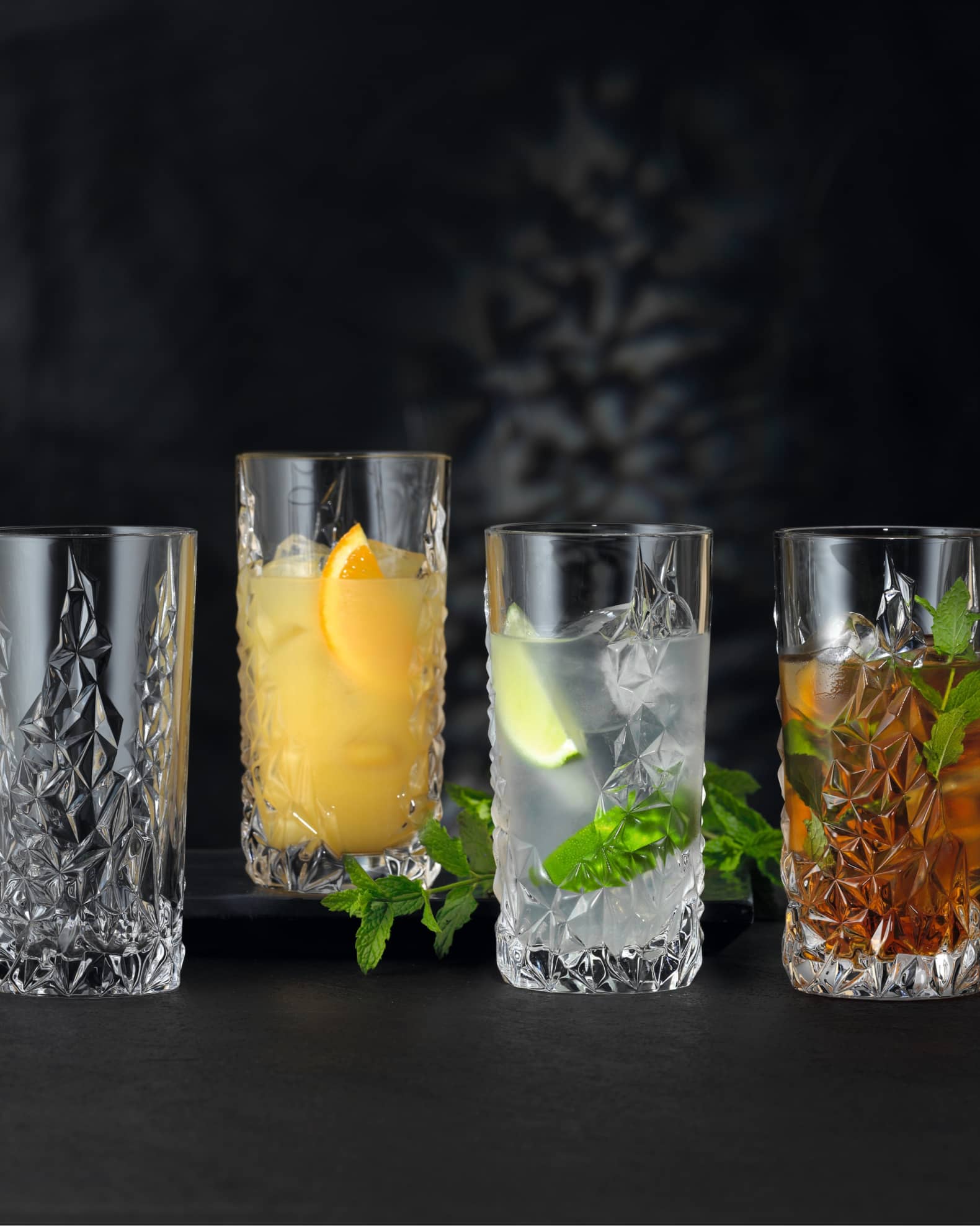 Sculpture Highball Glasses 0