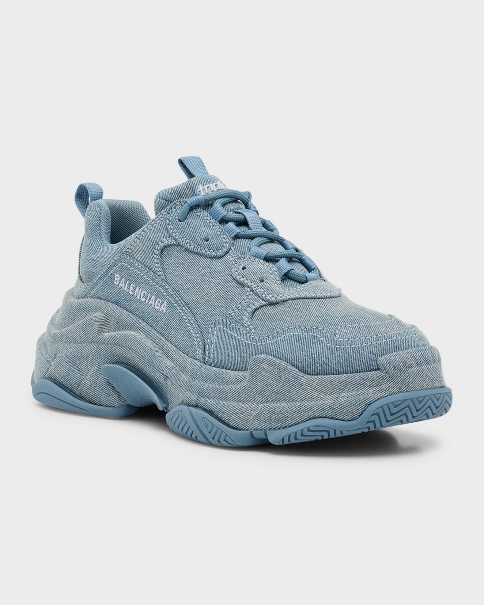 Balenciaga bleu triple s cheap