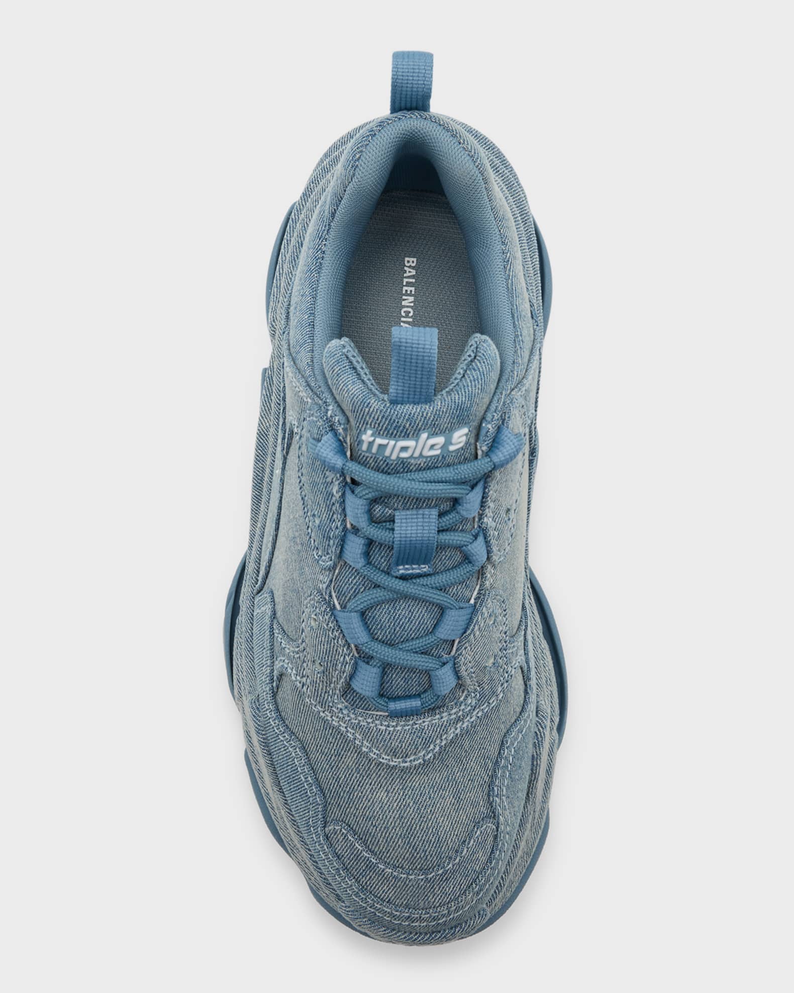 Balenciaga Triple S Sneaker Denim Neiman Marcus