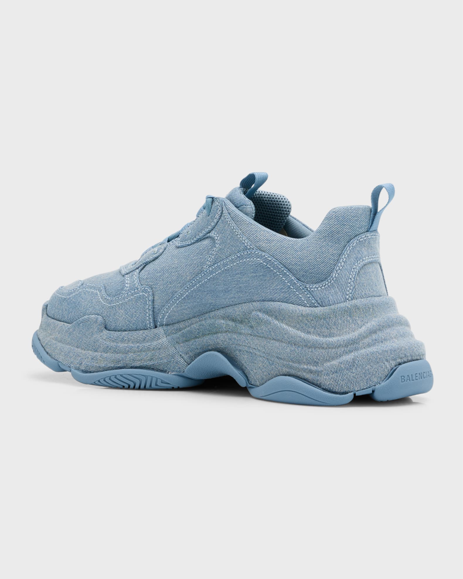 Balenciaga Men s Triple S Sneaker Denim Neiman Marcus