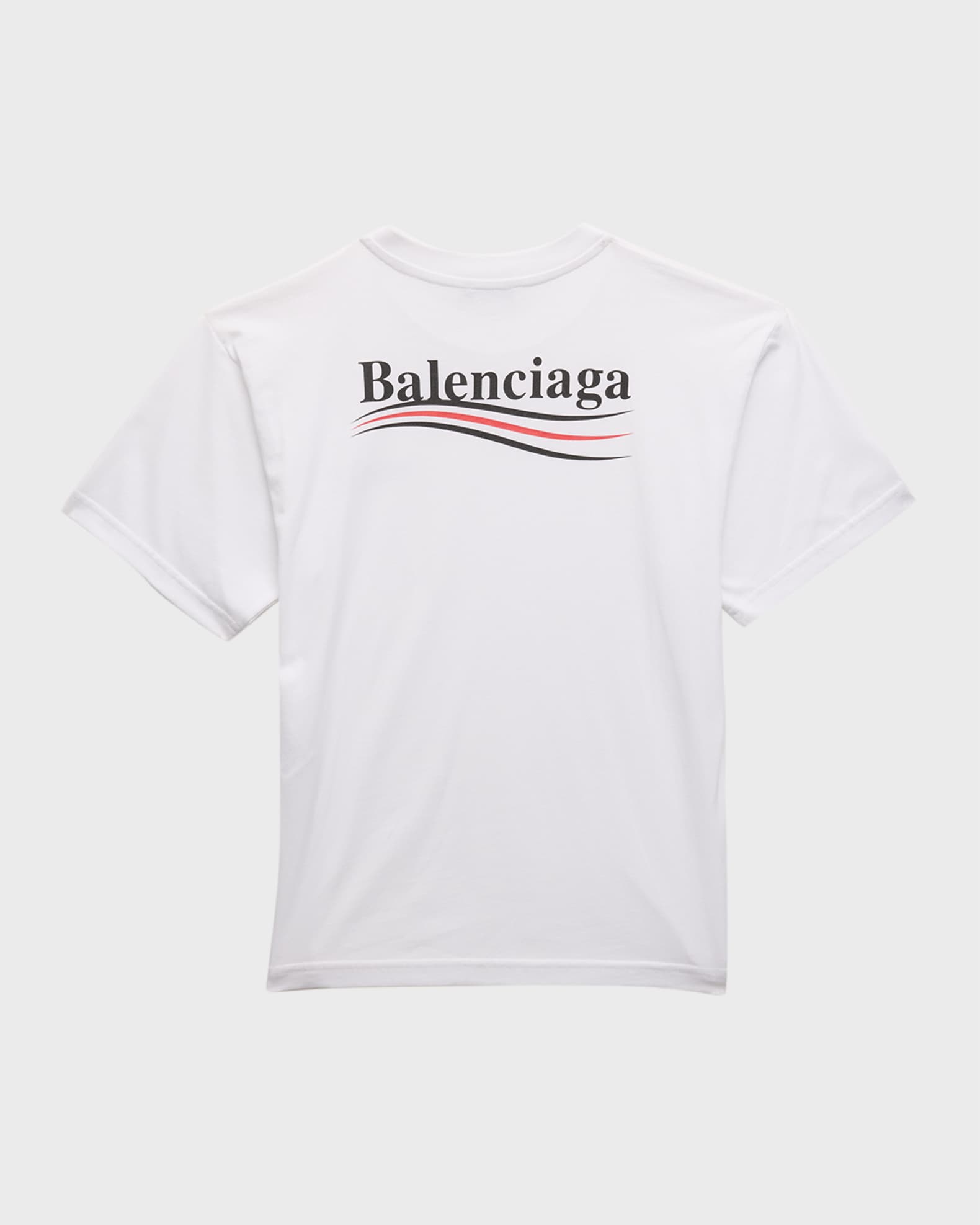 Balenciaga Kid's Political Campaign Cotton Jersey T-Shirt, Size 8-10 ...
