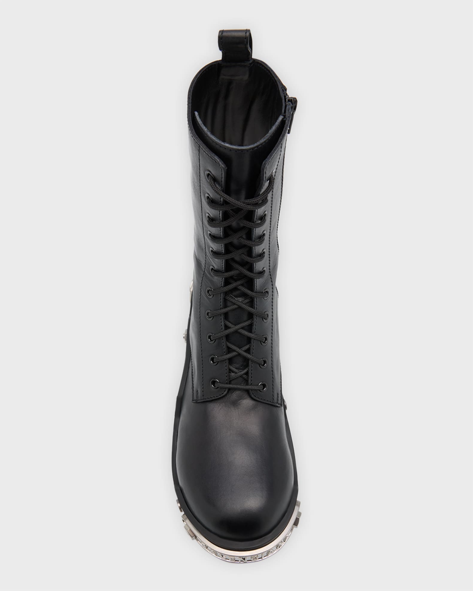 Balenciaga Men's Bulldozer Platform Lace-Up Boots | Neiman