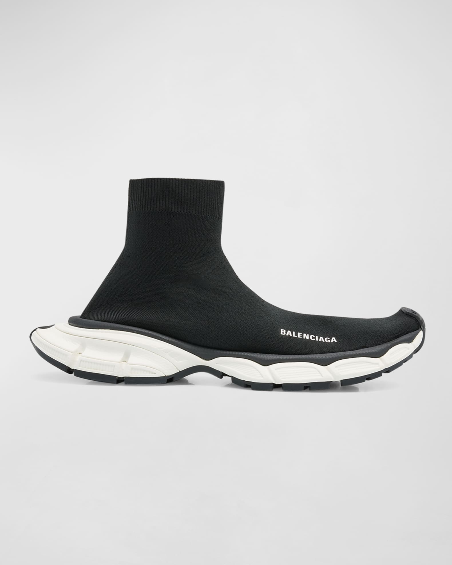 Balenciaga Men's 3XL Sock Recycled Knit Sneakers | Neiman Marcus