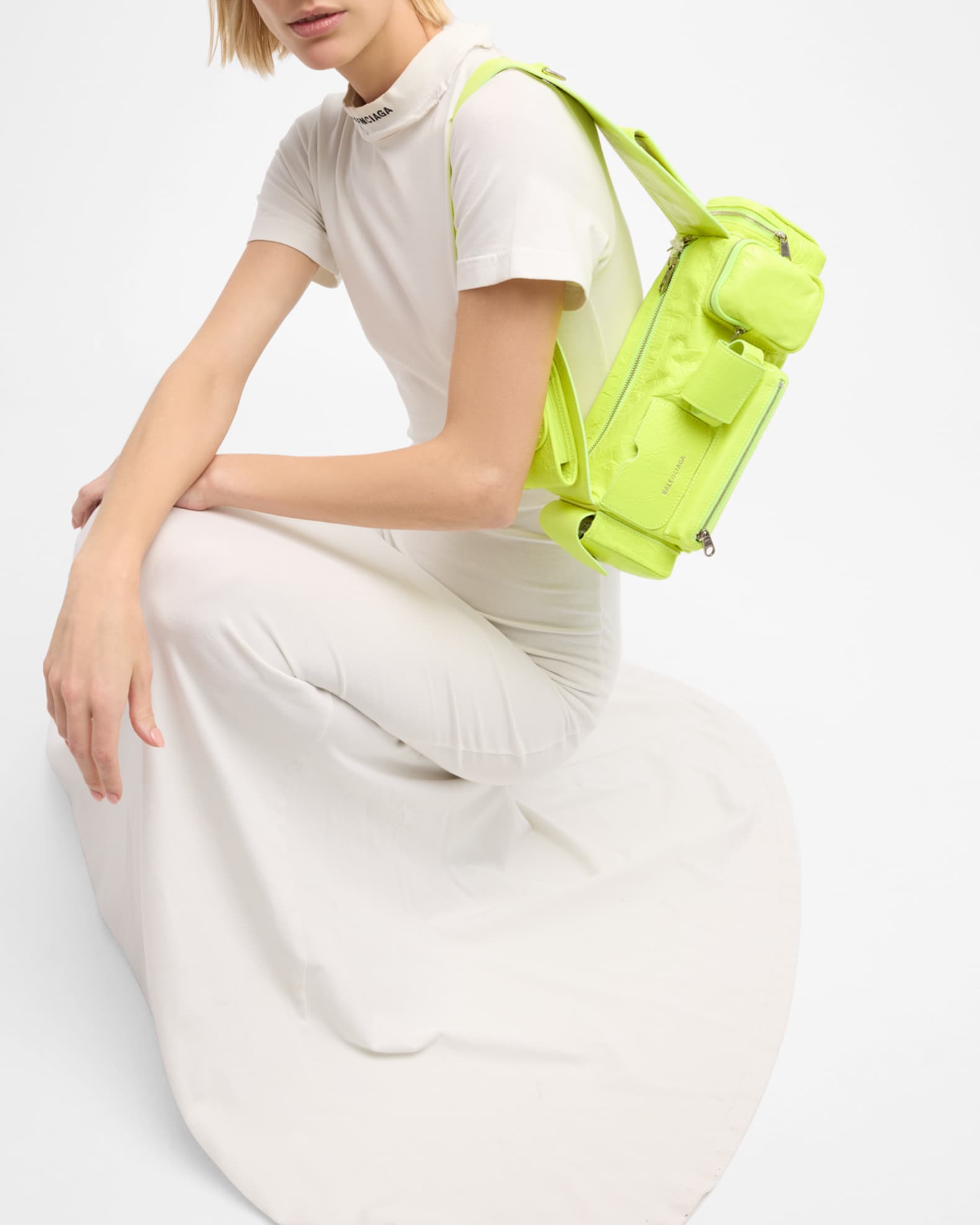 【未使用】BALENCIAGA SUPERBUSY CROSSBODY BAG Balenciaga Superbusy Sling Small Shoulder Bag| LN-CC