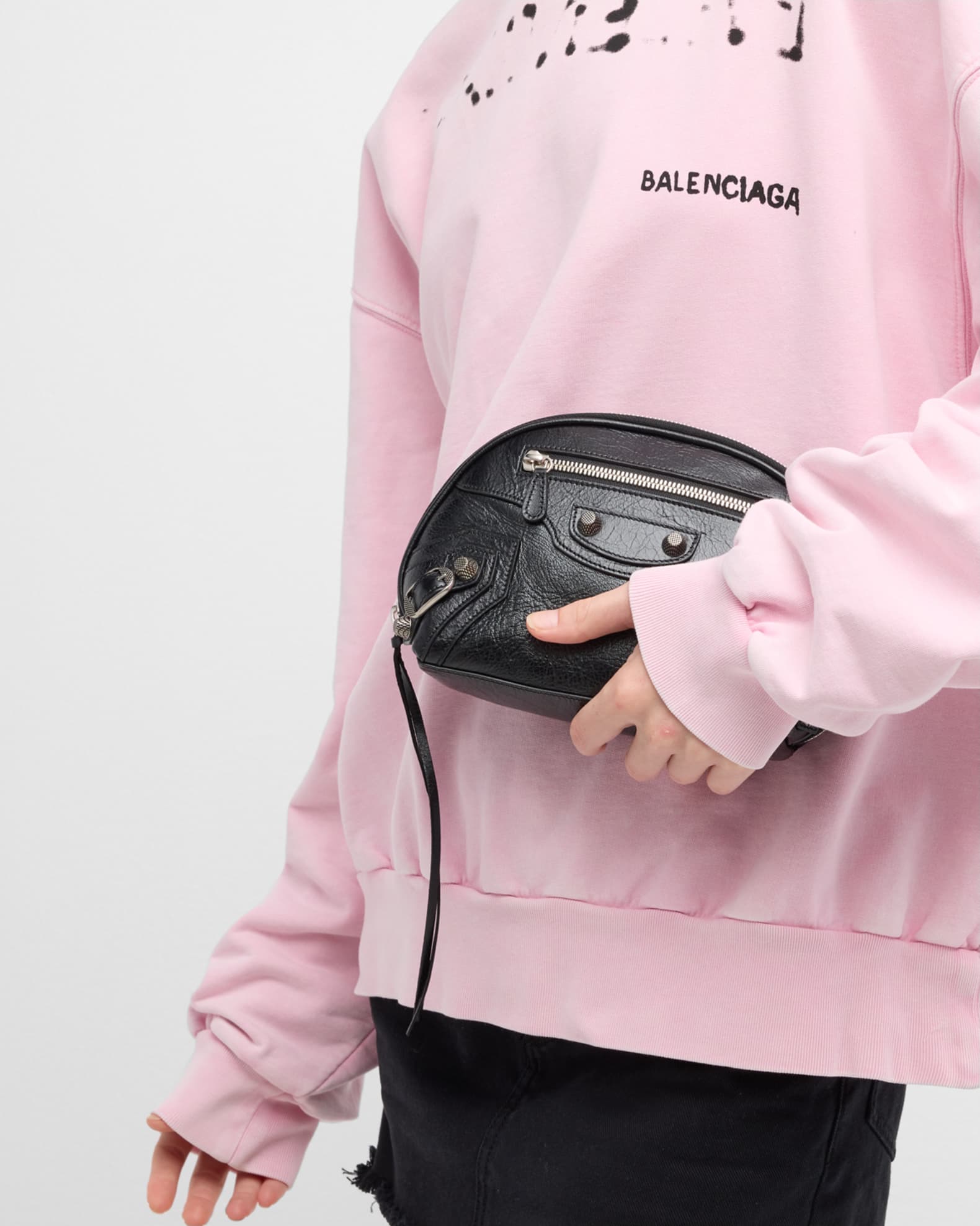 Balenciaga Le Cagole Small Cosmetic Pouch | Neiman Marcus