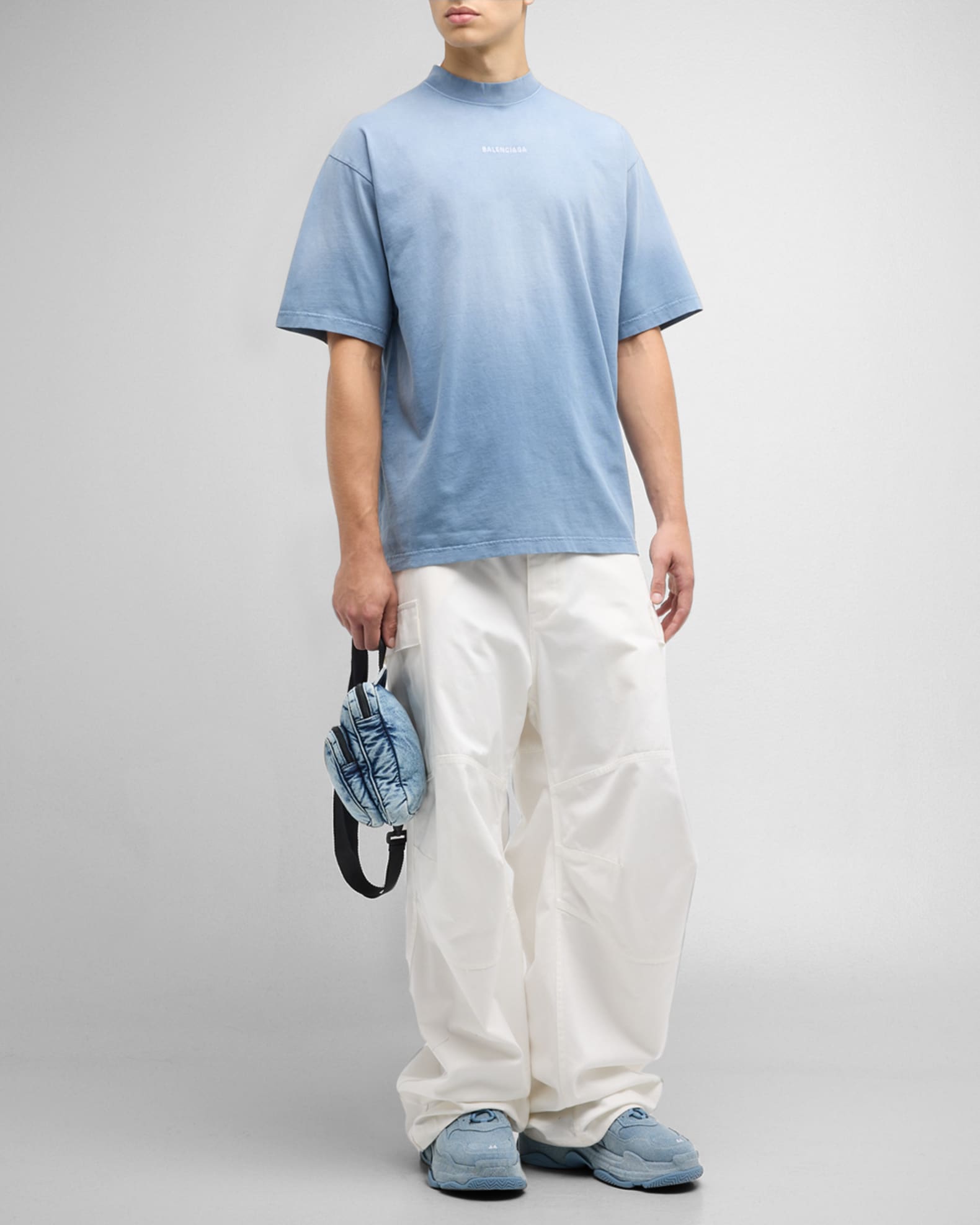 Men's Balenciaga Back T Shirt Medium Fit