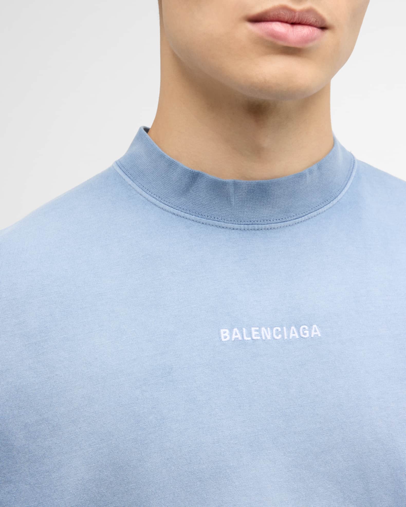 Light blue balenciaga discount sweatshirt