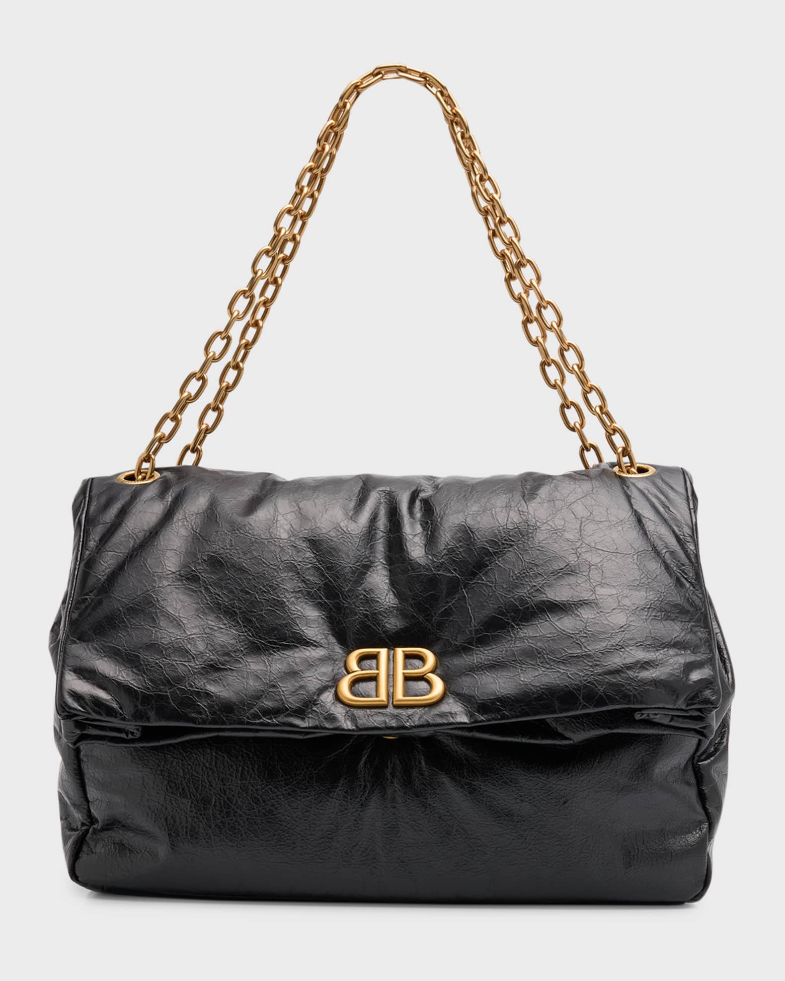 Balenciaga Monaco Large Chain Bag Neiman Marcus