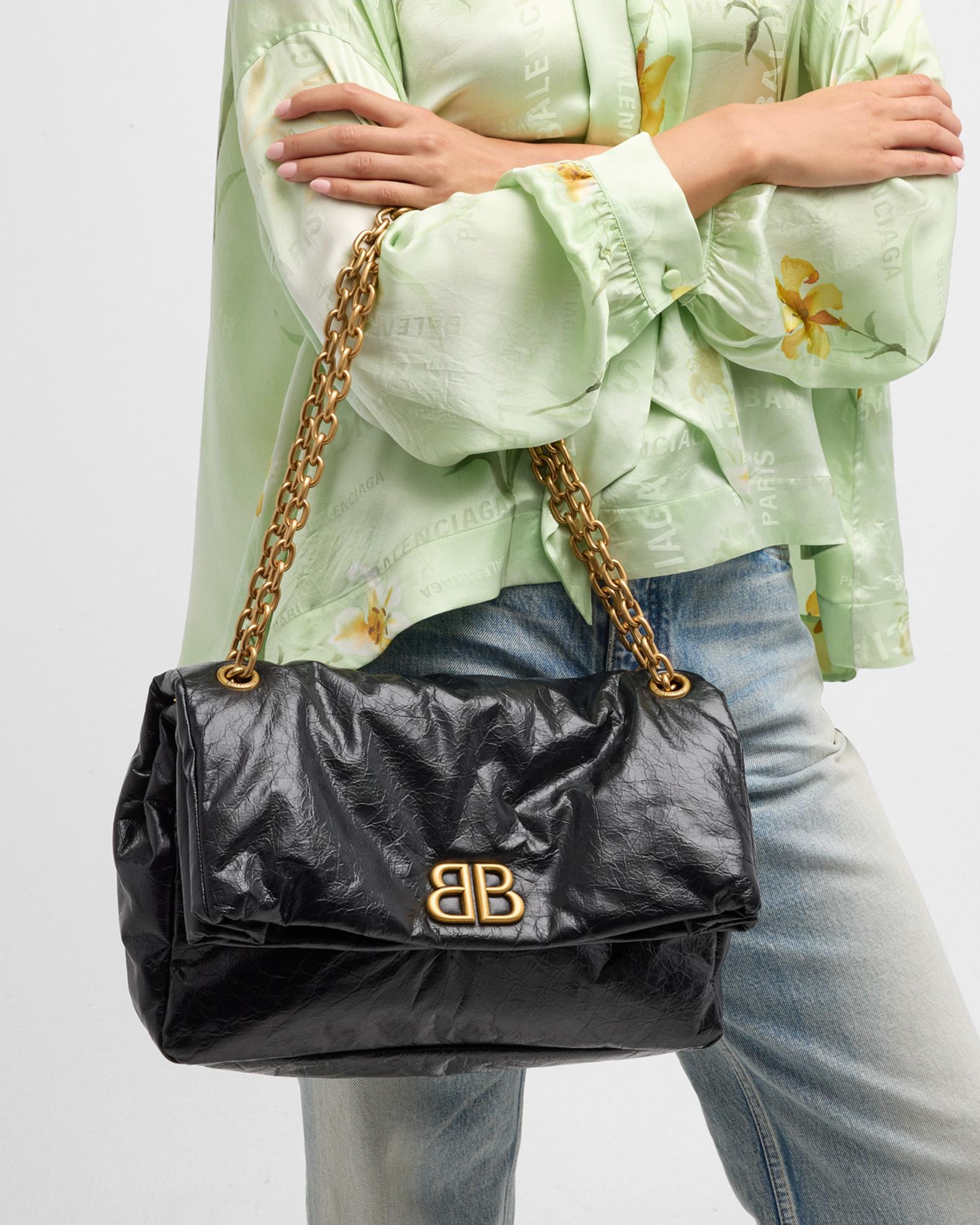 Balenciaga Monaco Medium Chain Bag Neiman Marcus