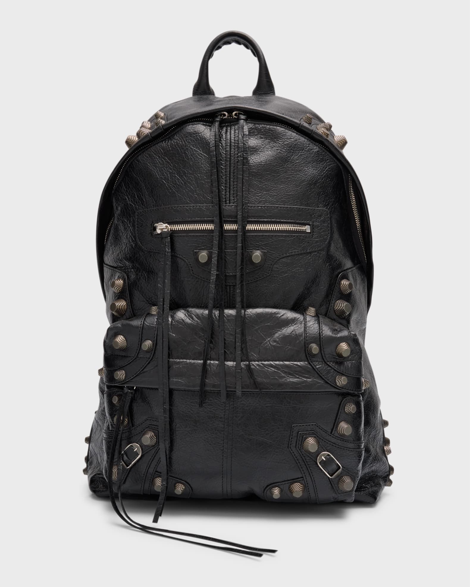 Black balenciaga backpack deals