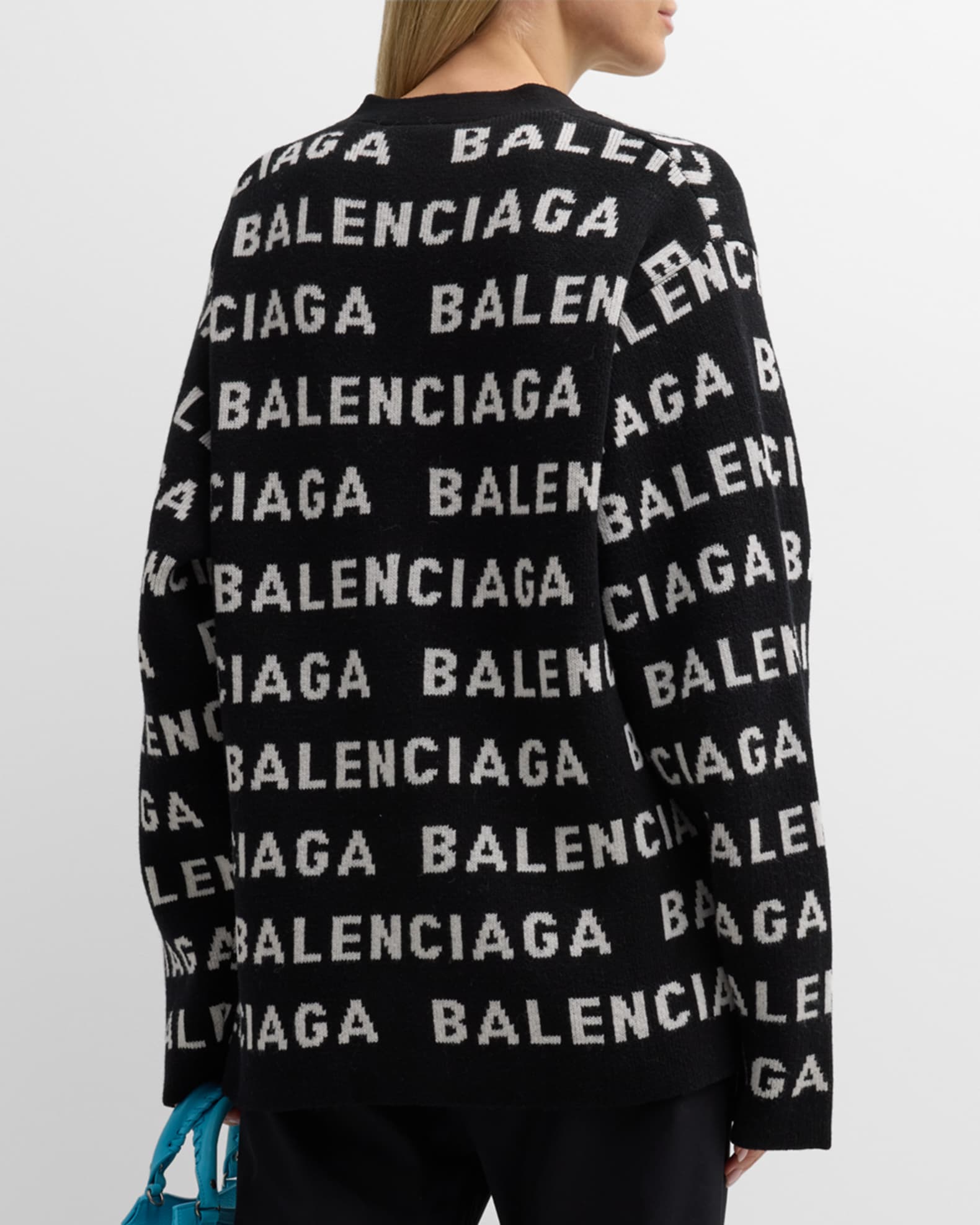 Balenciaga logo sweater hot sale