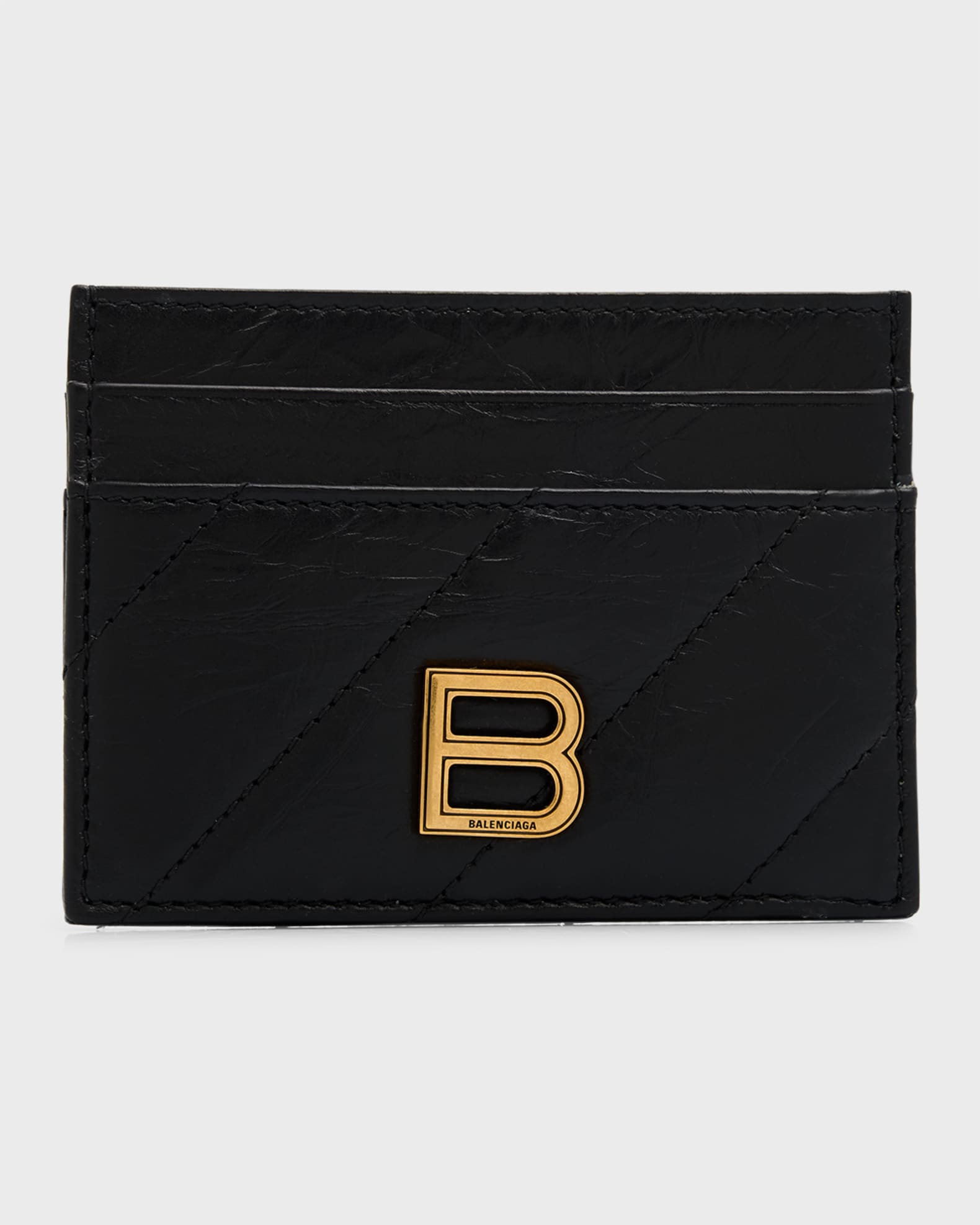 Balenciaga Crush Card Holder Quilted