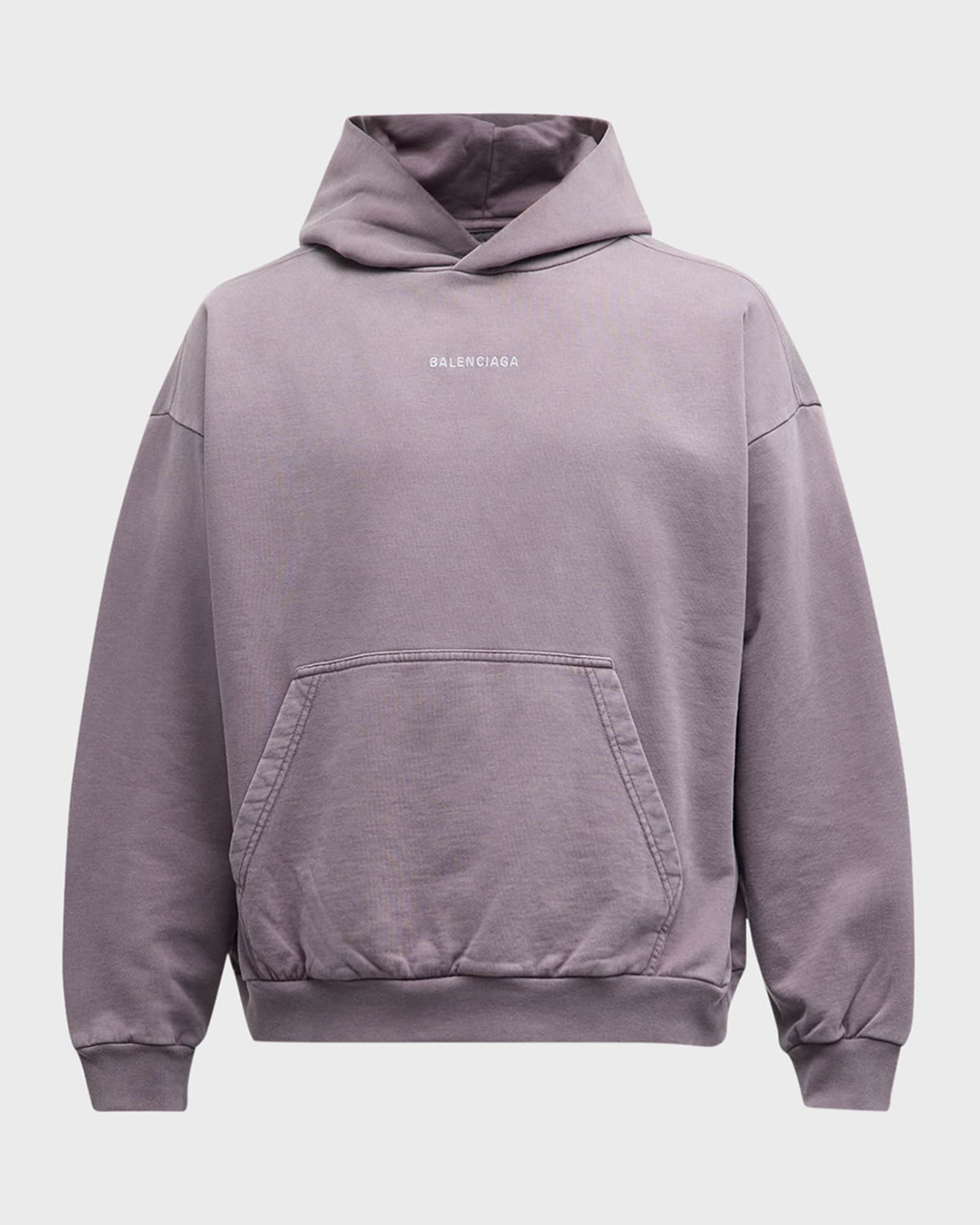 Men's Balenciaga Back Hoodie Medium Fit 0