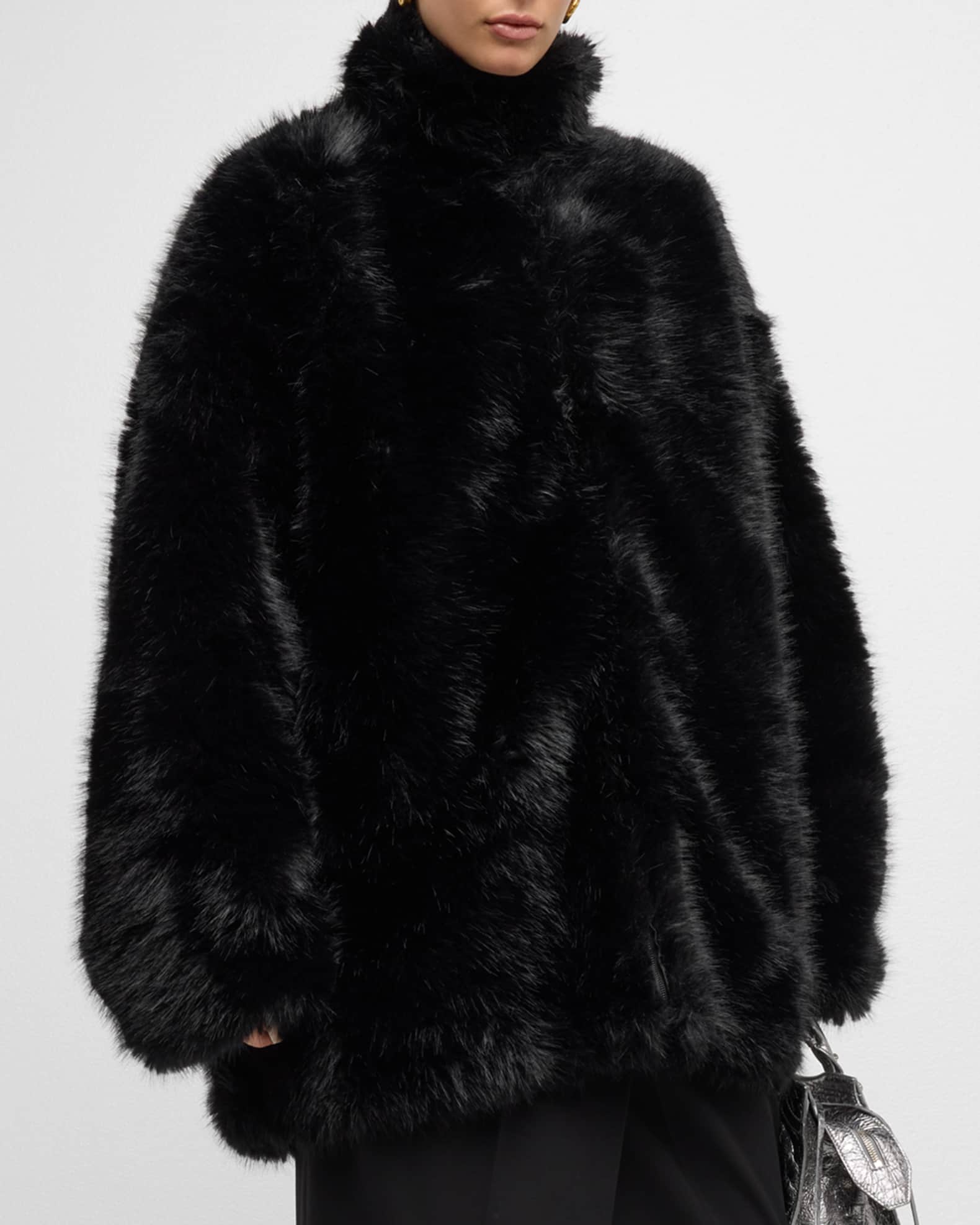 Balenciaga Extended BB Balenciaga Zip-Up Jacket | Neiman Marcus