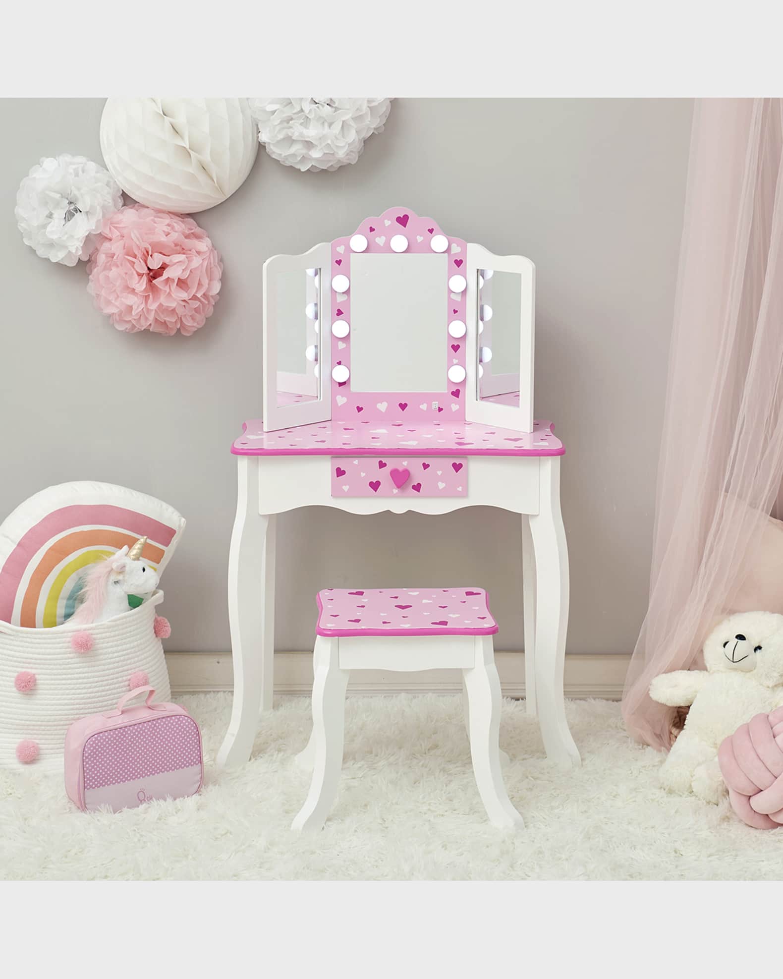 Girl's Little Princess Gisele Vanity W/ LED Lights 1