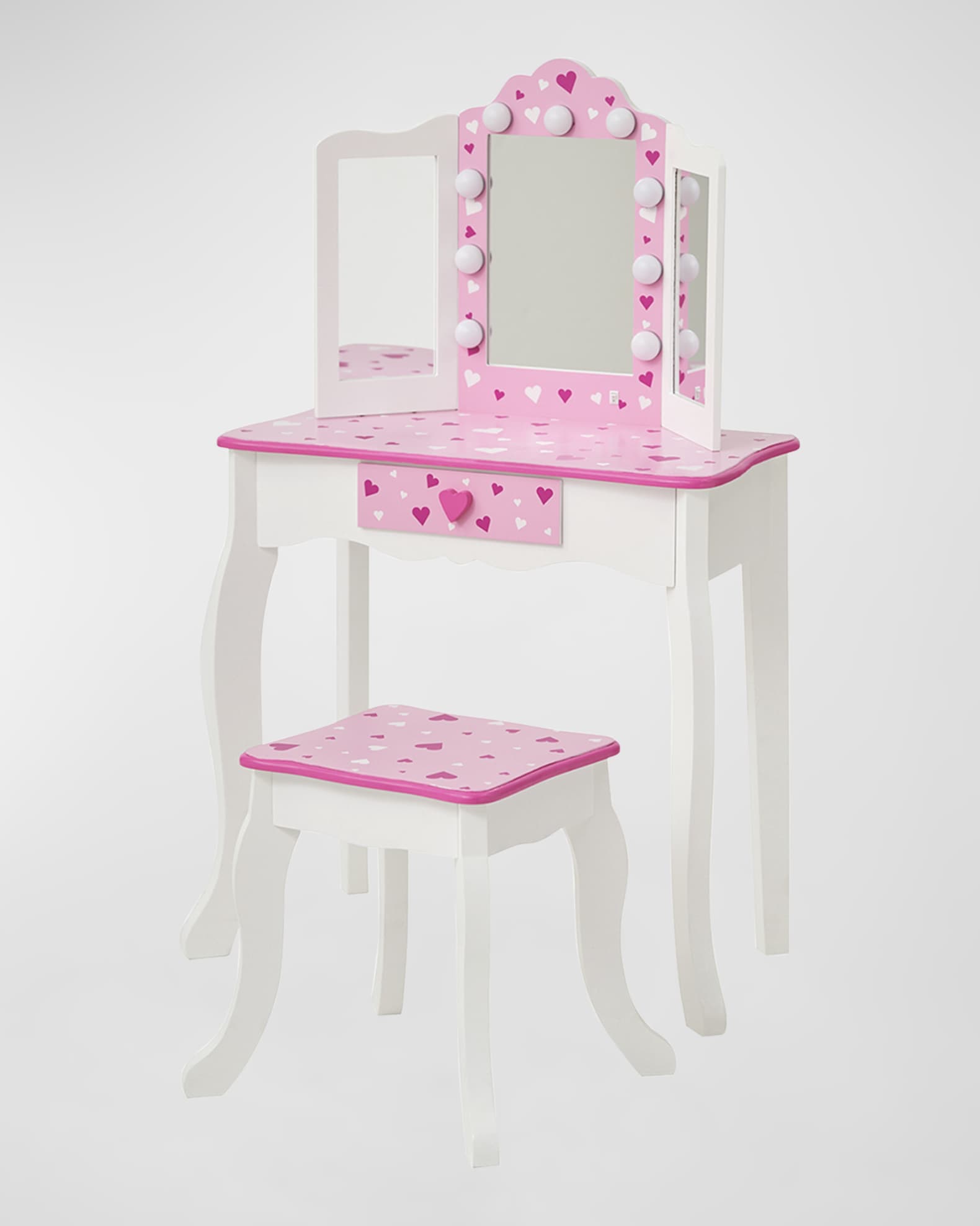 Teamson Kids Girl s Little Princess Gisele Vanity W LED Lights Neiman Marcus