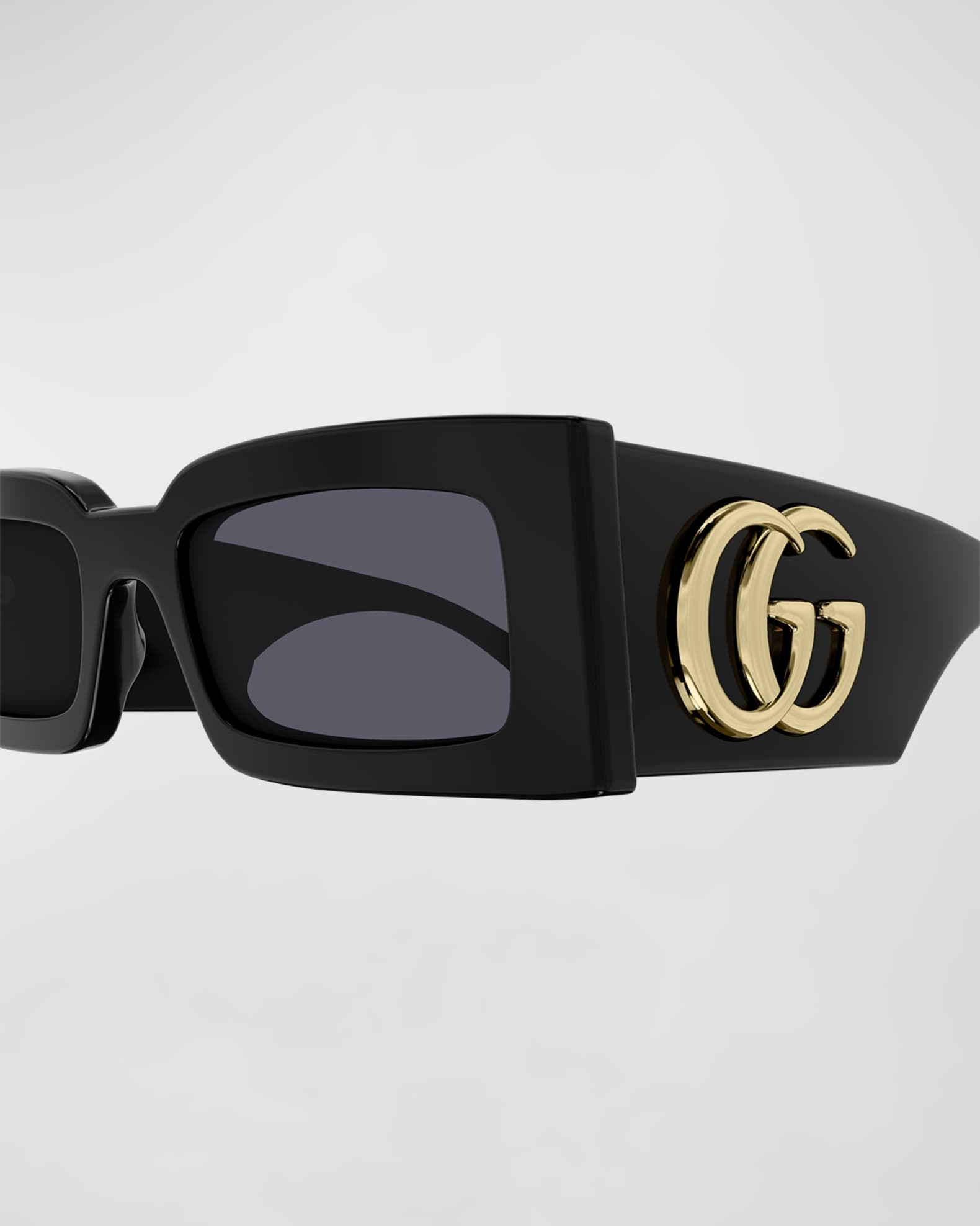 Geometric Acetate Rectangle Sunglasses  1