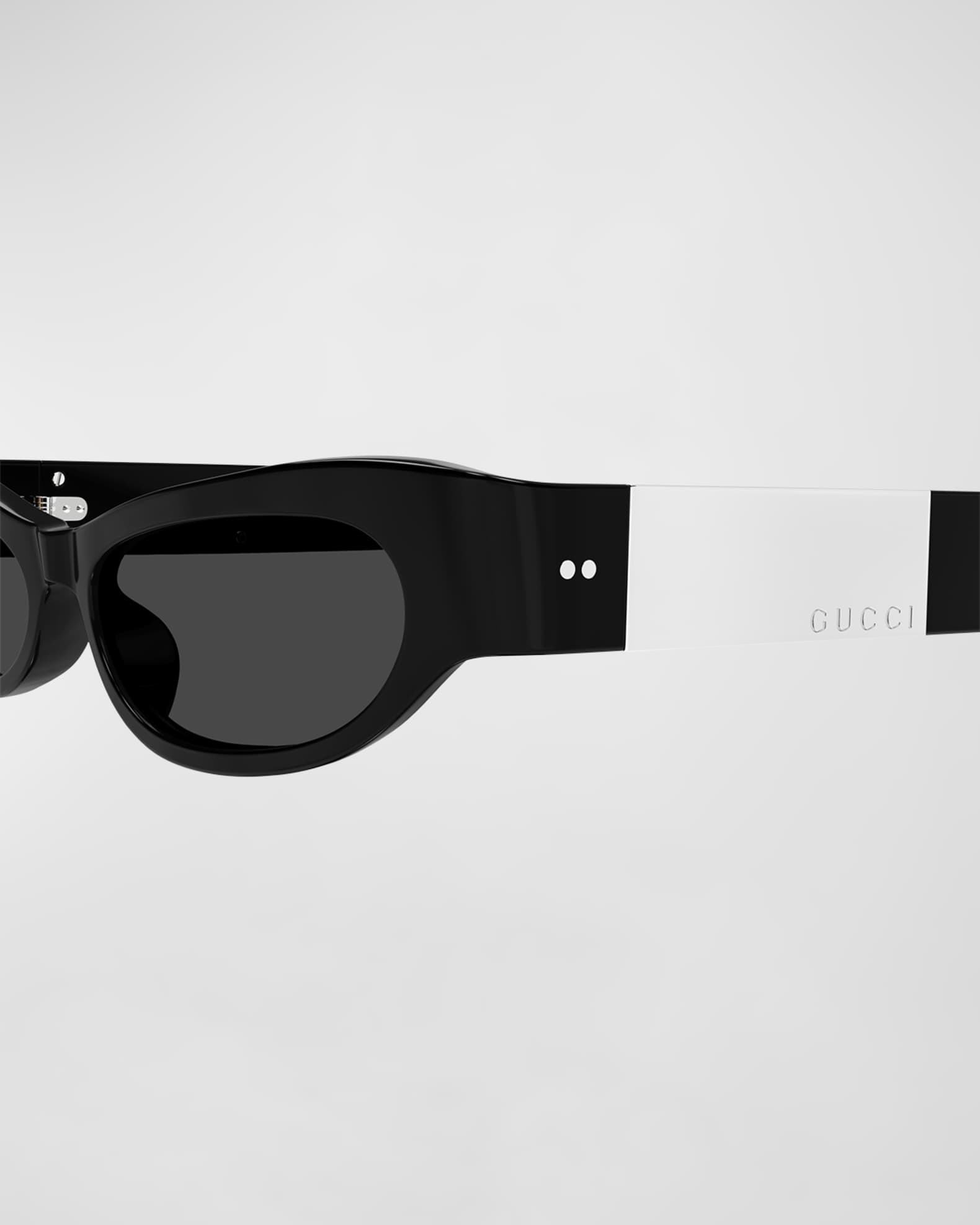 サングラス Gucci Two-Tone Acetate And l Sunglasses Gucci Two-Tone Acetate Cat-Eye Sunglasses | Neiman Marcus