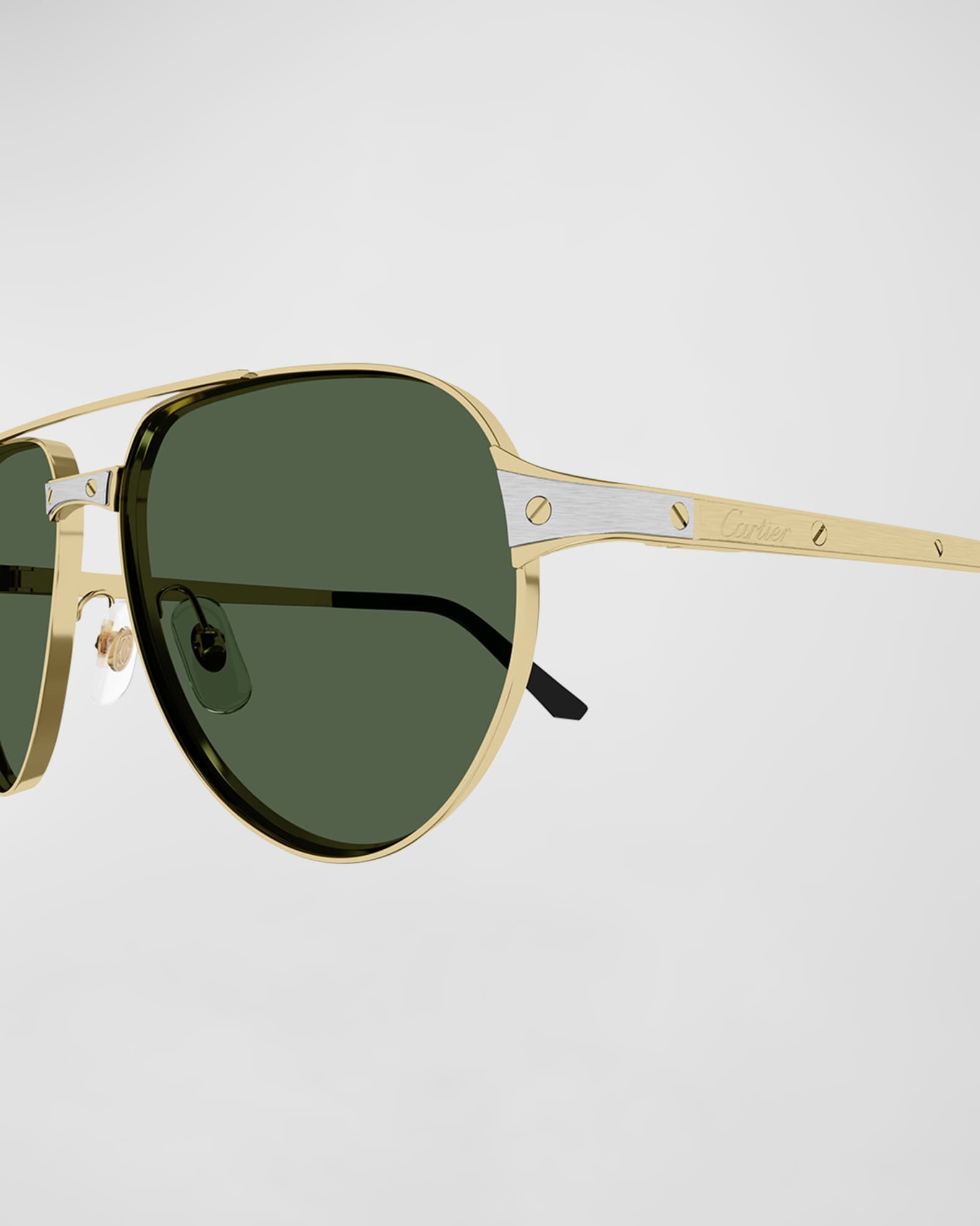 Cartier Men's Metal Aviator Sunglasses | Neiman Marcus