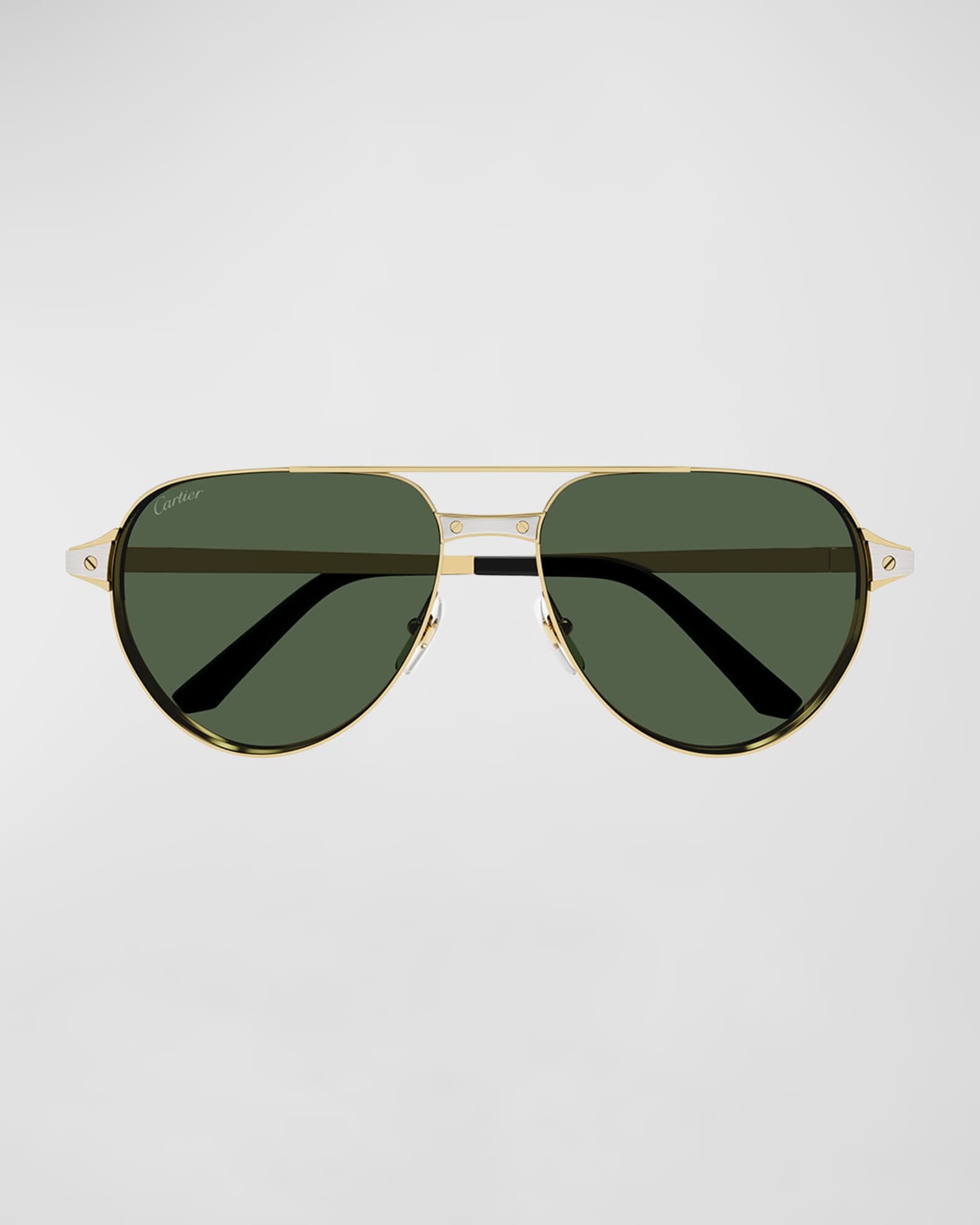 Cartier Men s Metal Aviator Sunglasses