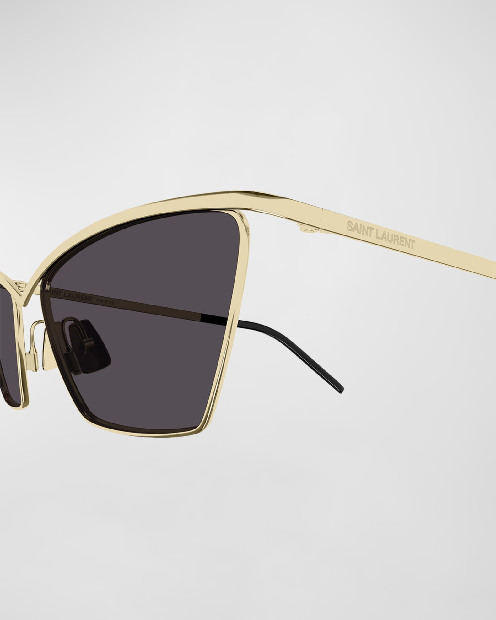 Saint Laurent Metal Cat-Eye Sunglasses | Neiman Marcus