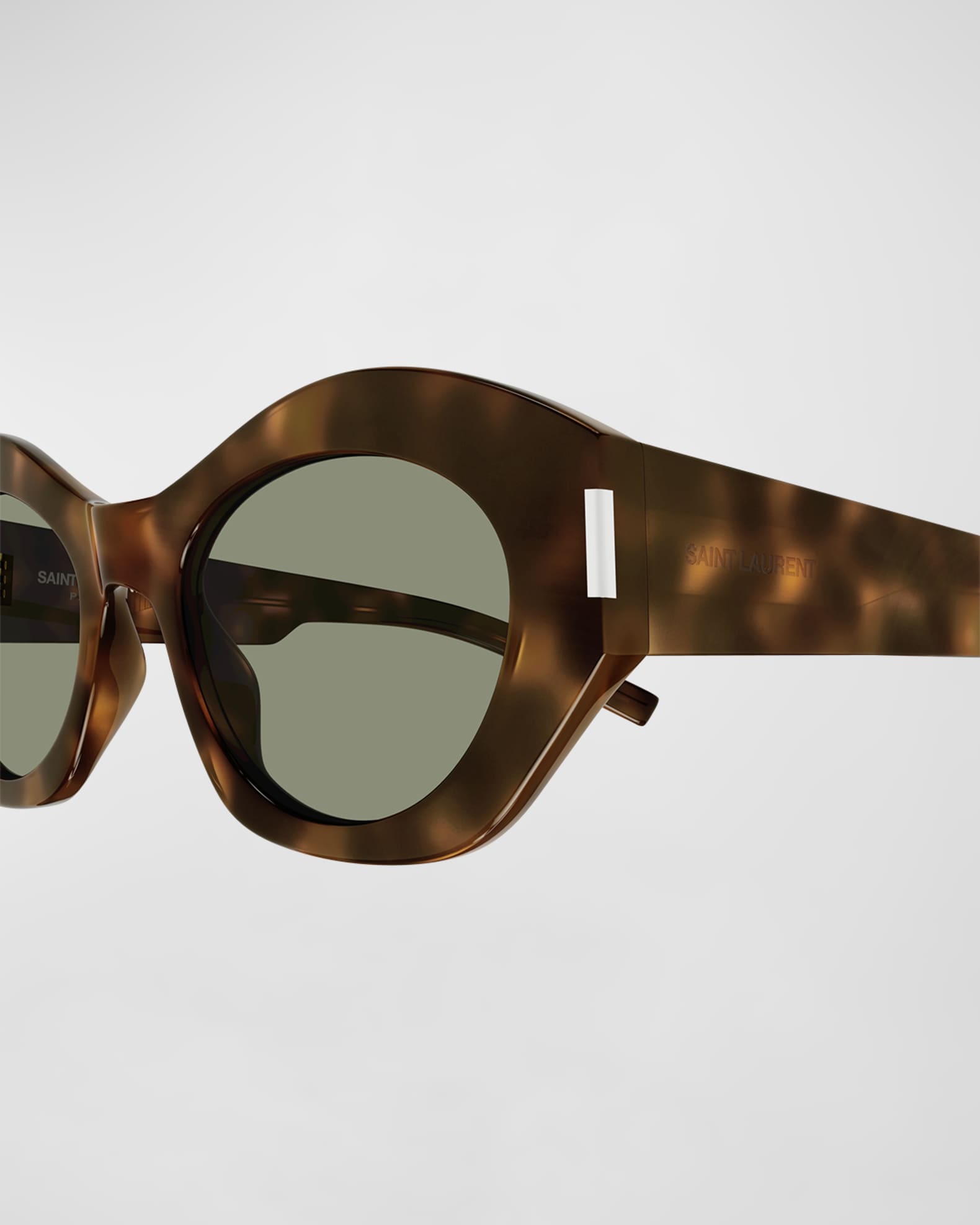 Acetate Cat Eye RL logo Sunglasses