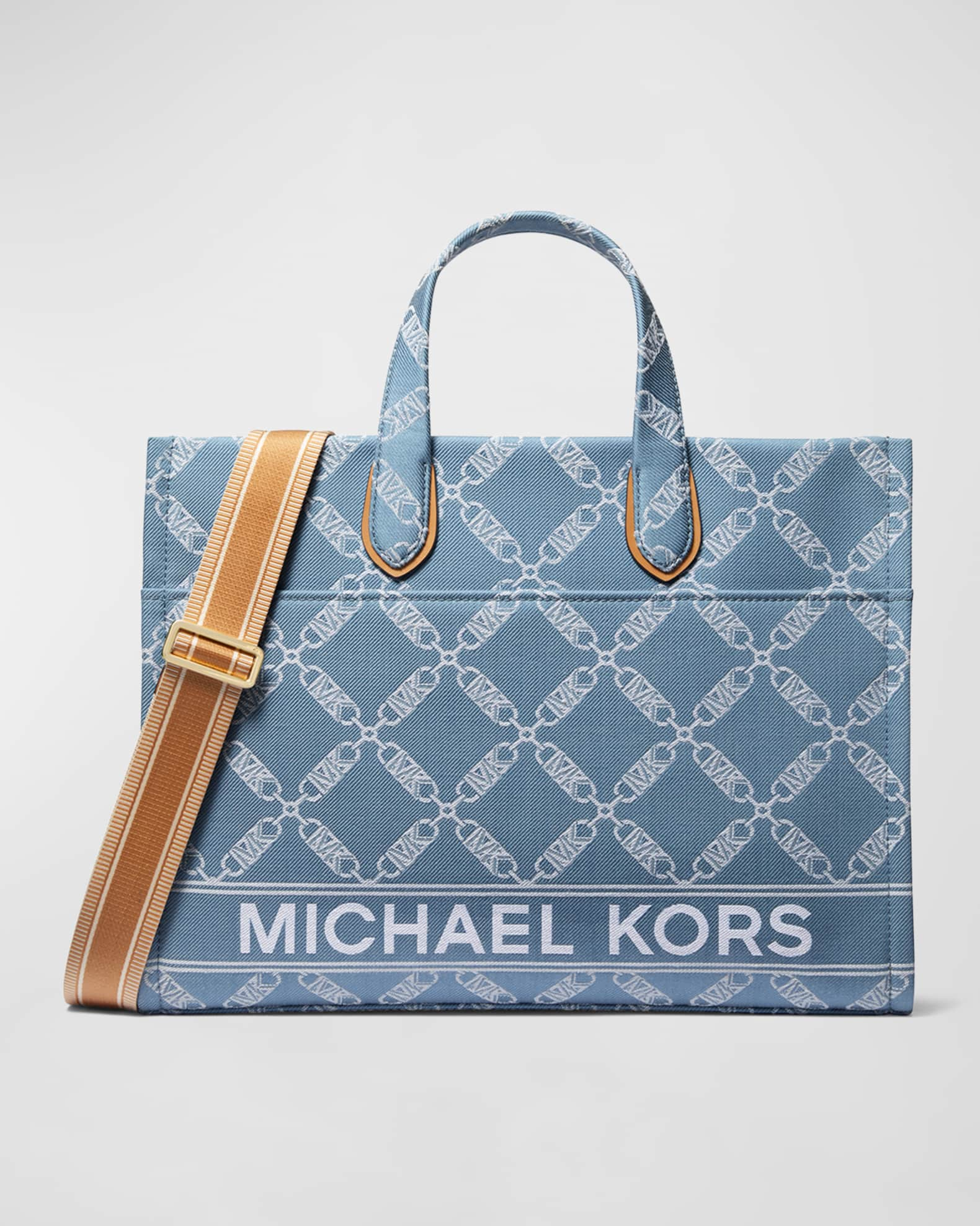 MICHAEL Michael Kors East-West Monogram Zip Tote Bag