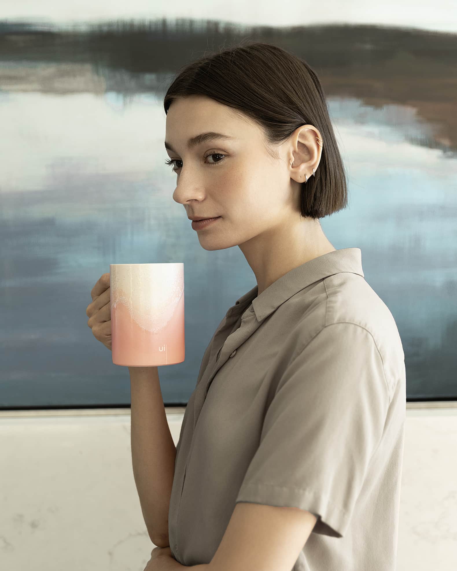 Ui Artist Collection Self Heating Ceramic Mug 1