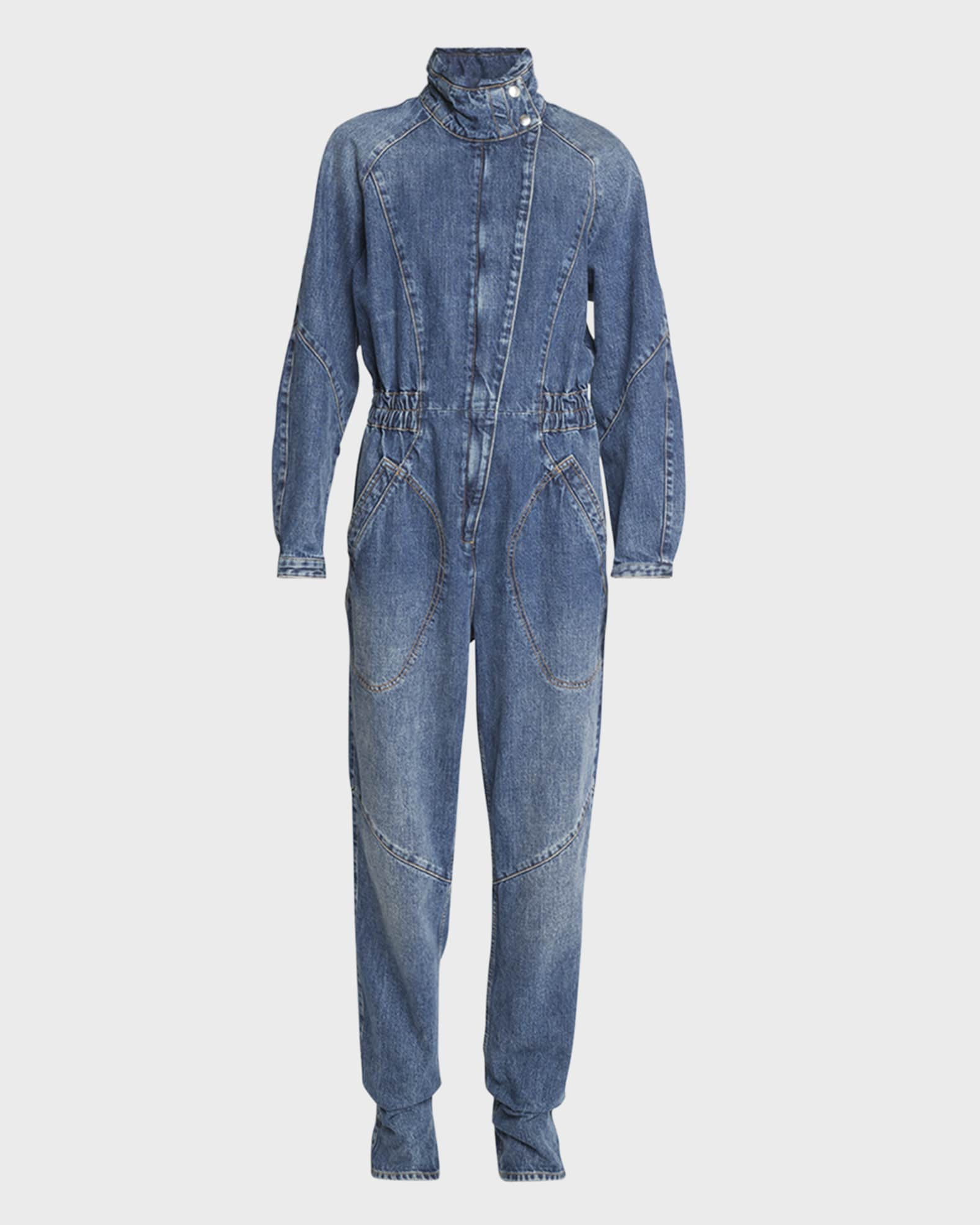 Marc Jacobs Denim Zip Jumpsuit