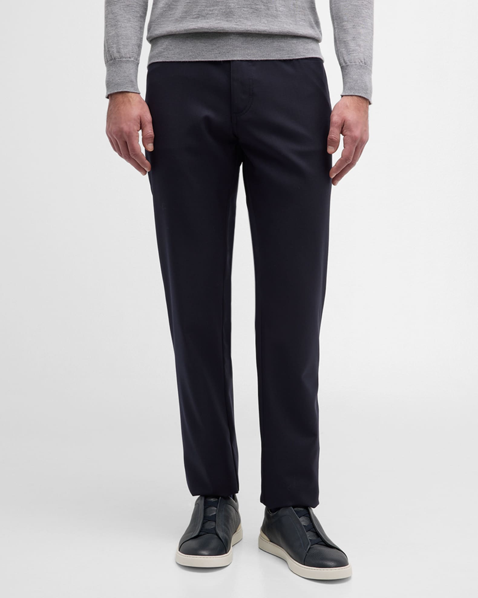 ZEGNA Men's Wool 5-Pocket Pants | Neiman Marcus