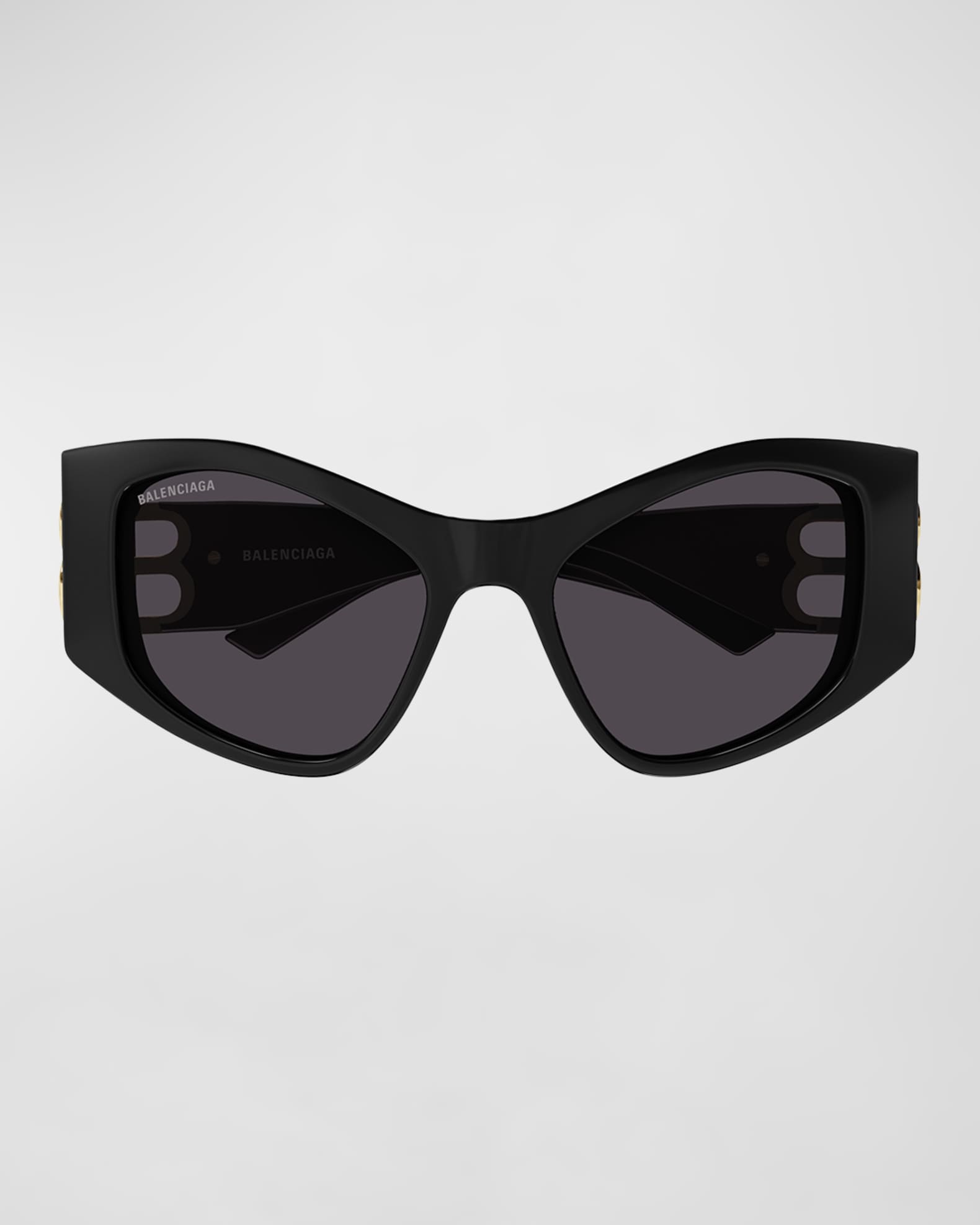 Balenciaga Cut Out BB Acetate Cat Eye Sunglasses Neiman Marcus