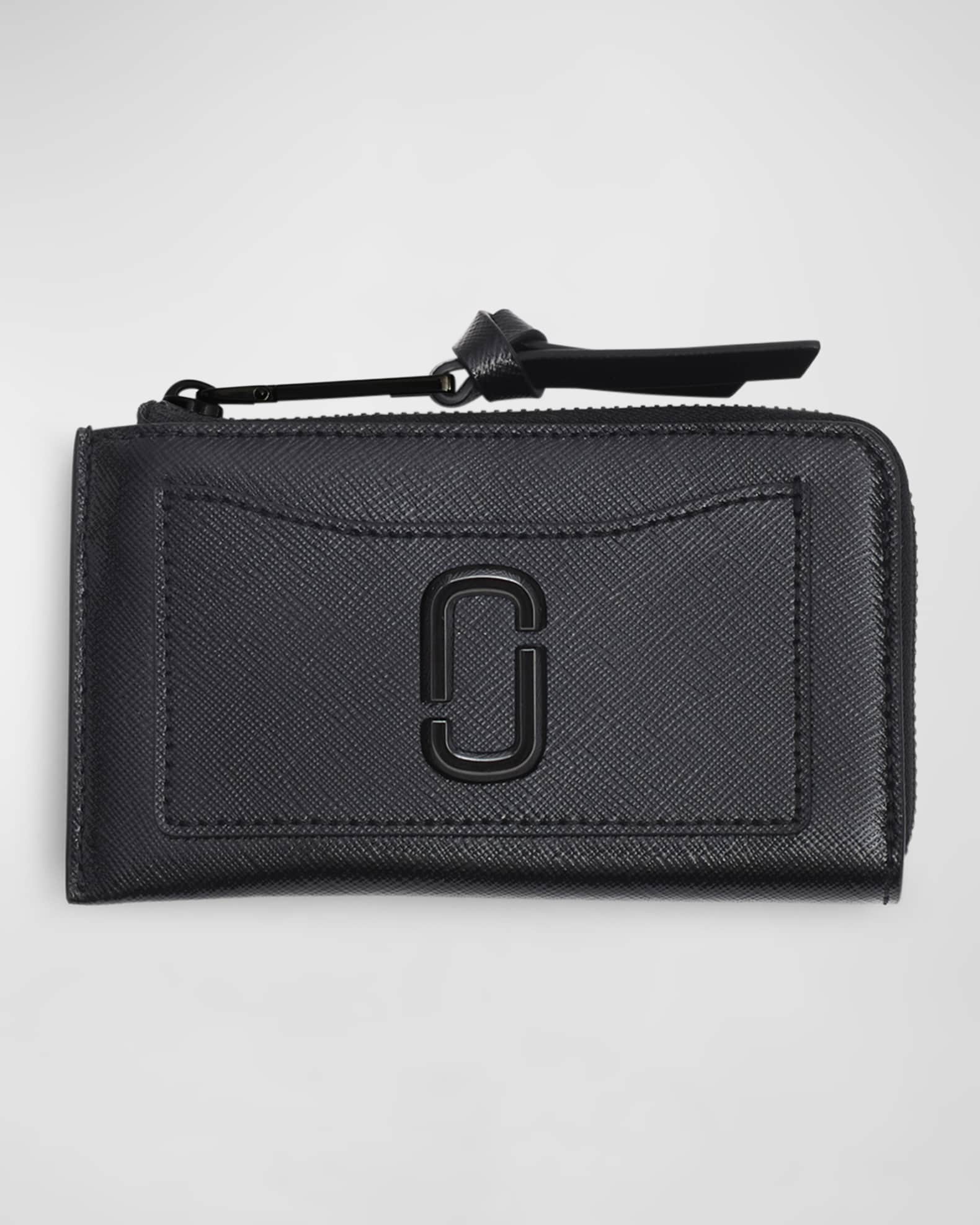 Marc Jacobs The Snapshot Dtm Mini Leather Wallet, Black