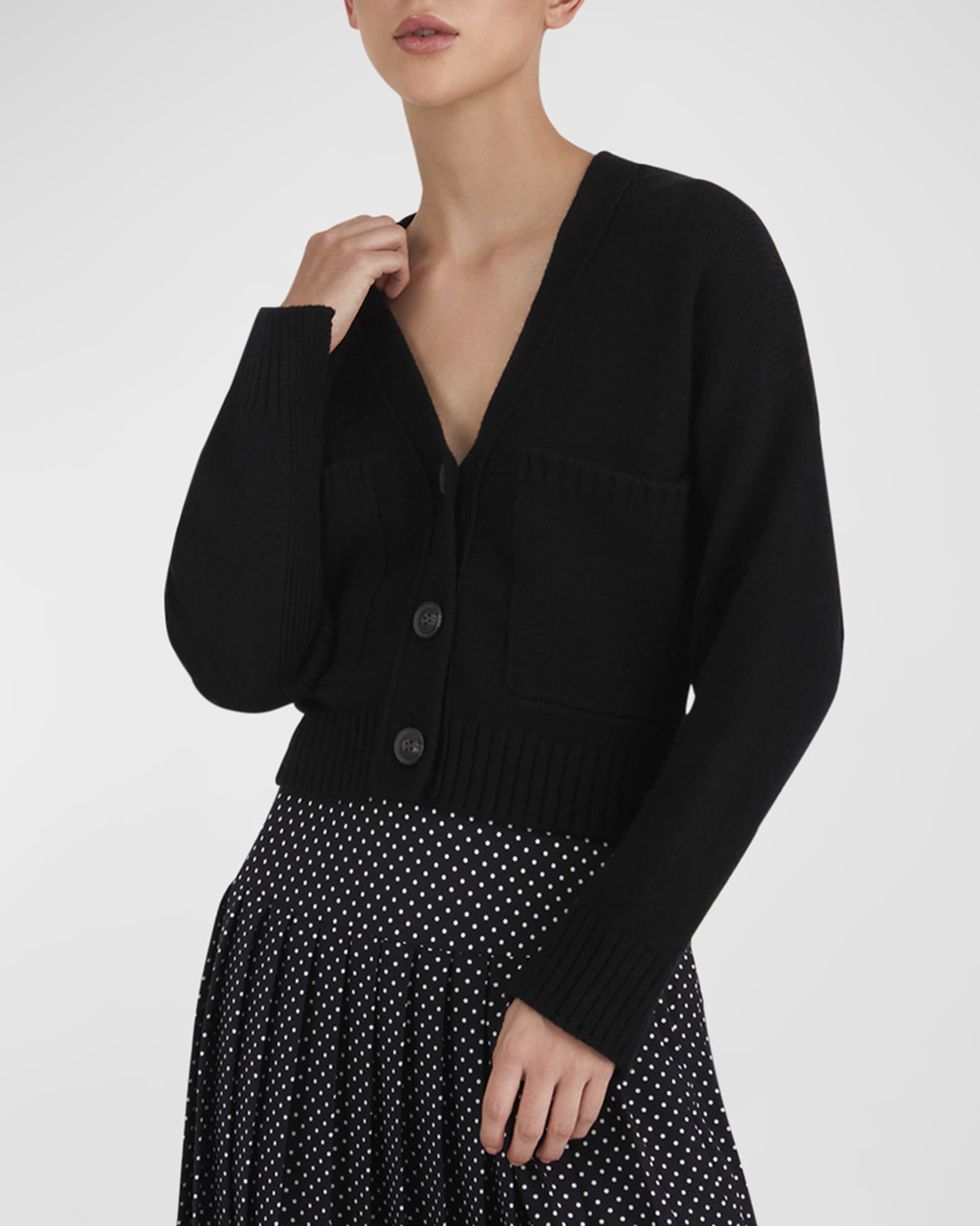 Judith & Charles Rolland Cashmere ButtonDown Cardigan Neiman Marcus