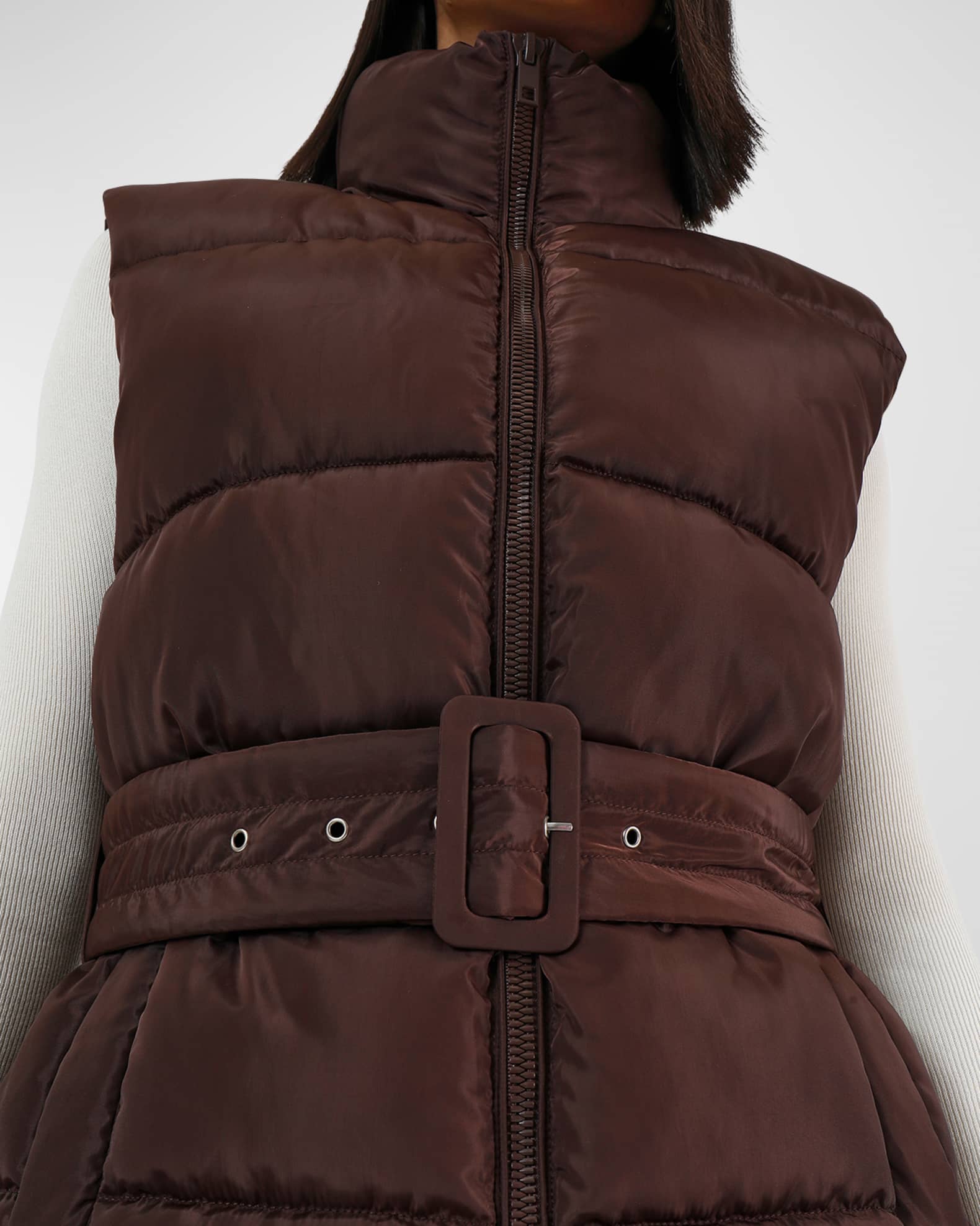 APPARIS Iris Belted Puffer Vest | Neiman Marcus