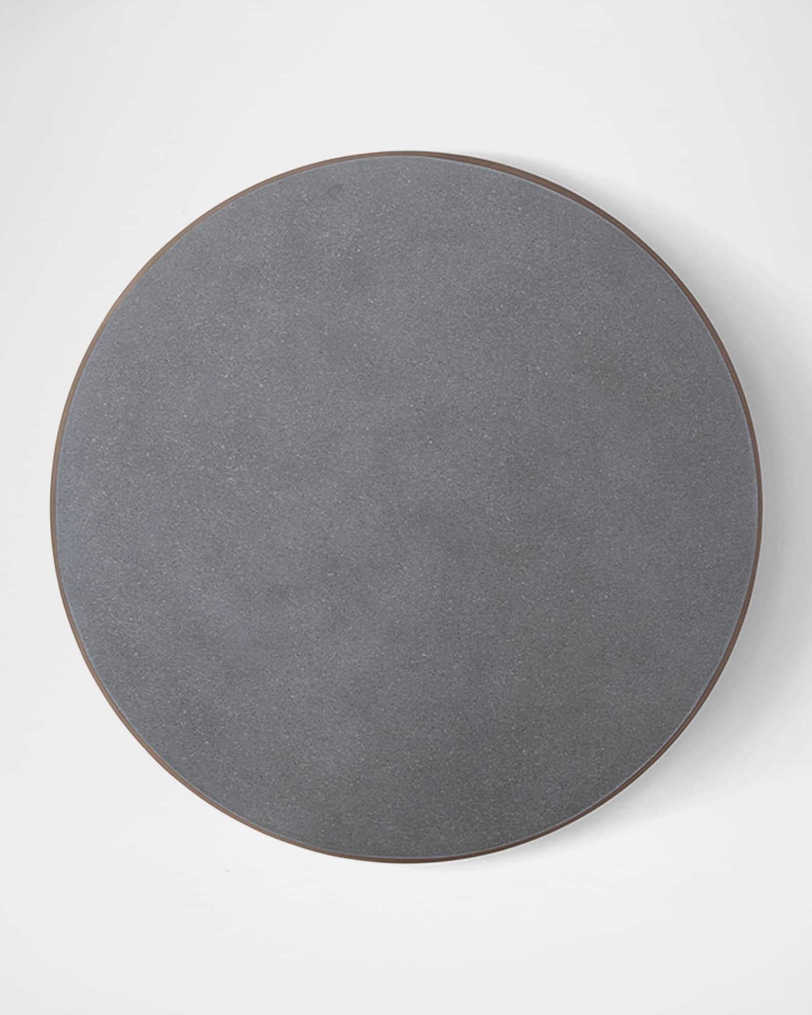 The Phillips Collection Kono Bronze Finish Concrete Top Coffee Table