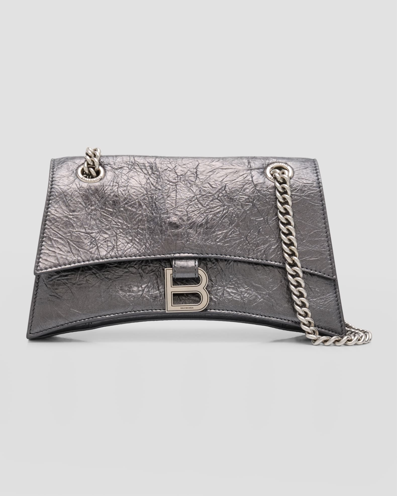 Balenciaga Crush Small Metallic Chain Bag Neiman Marcus