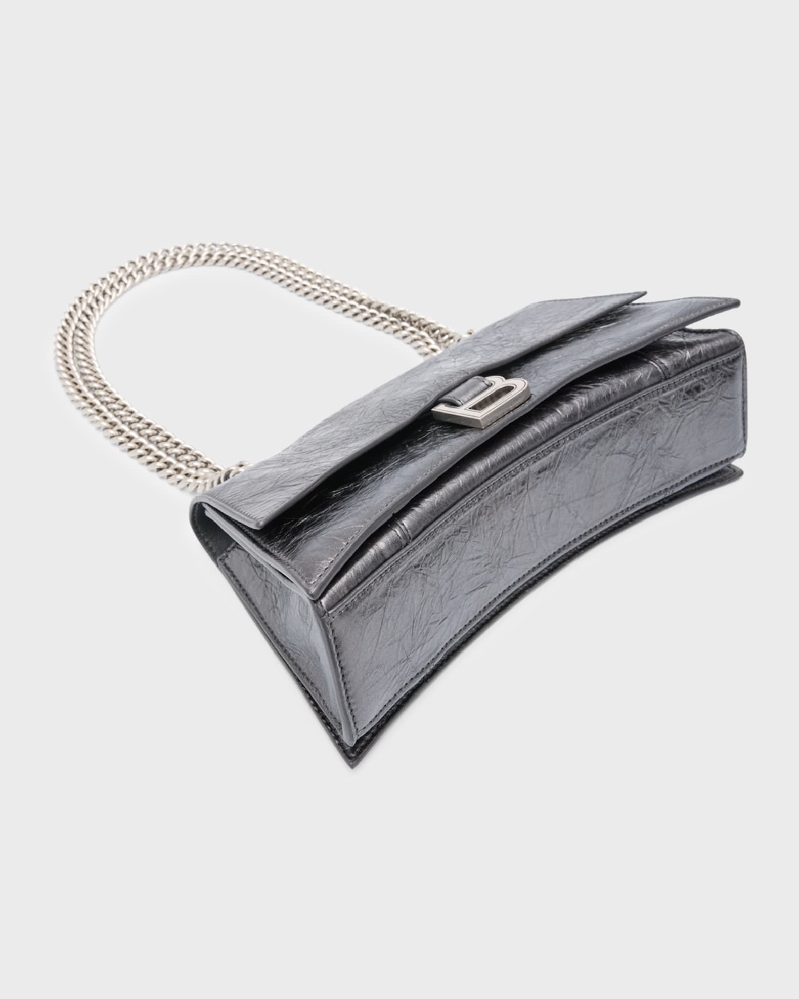 Balenciaga Crush Small Metallic Chain Bag Neiman Marcus