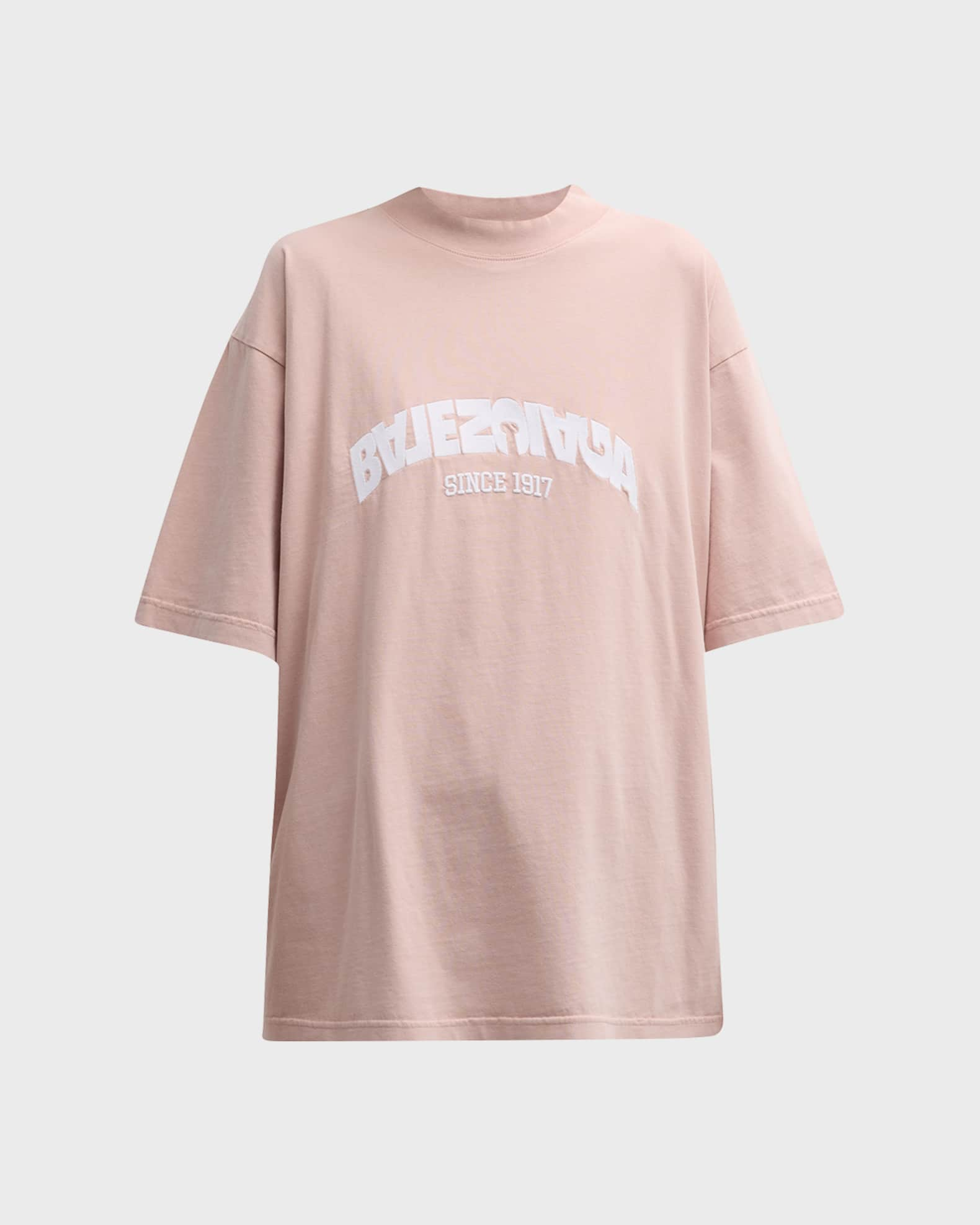 Back Flip T-shirt Medium Fit in Light Pink