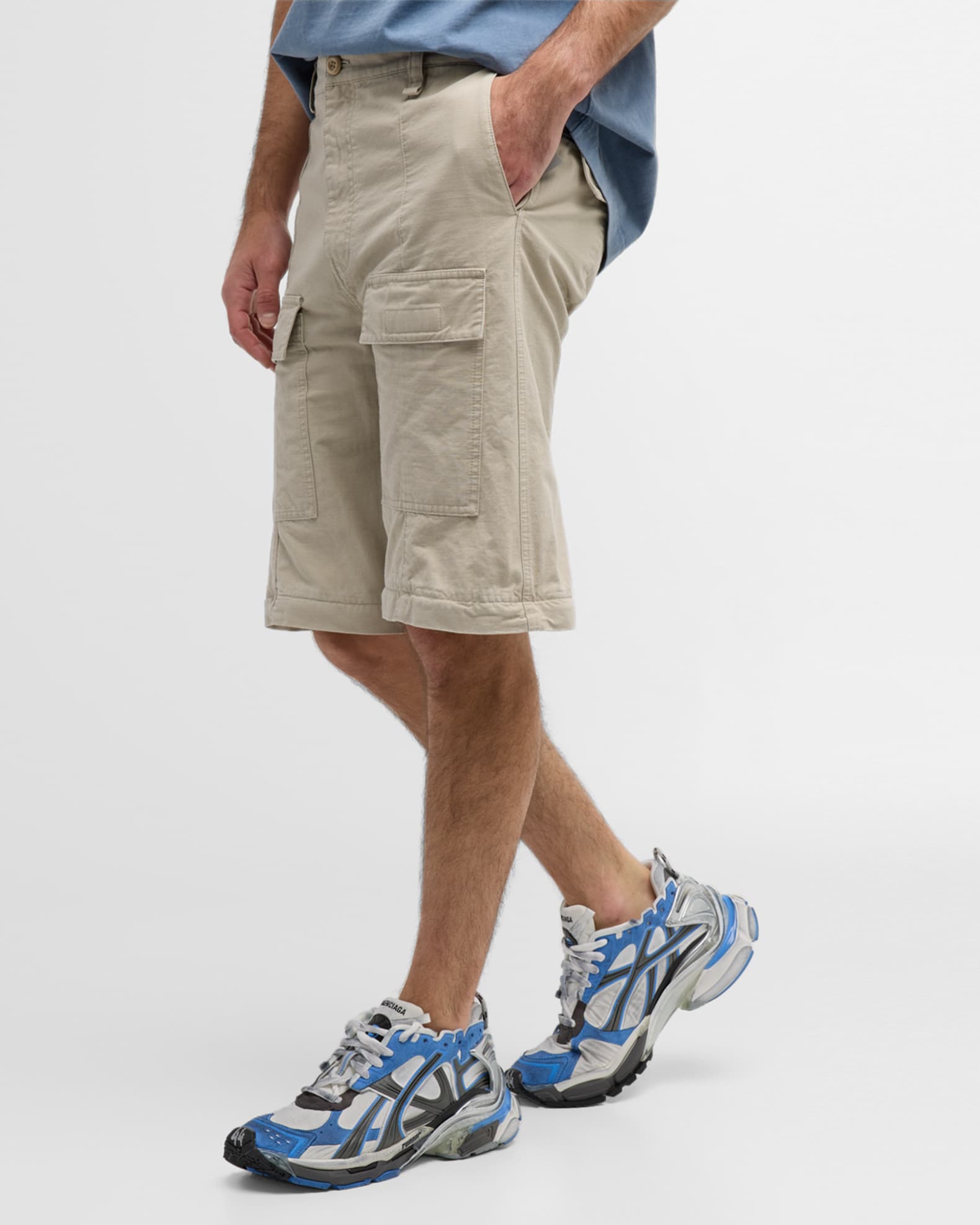【安心鑑定あり】　BALENCIAGA FLARED CARGO PANTS BALENCIAGA | UNISEX FLARED CARGO JEANS